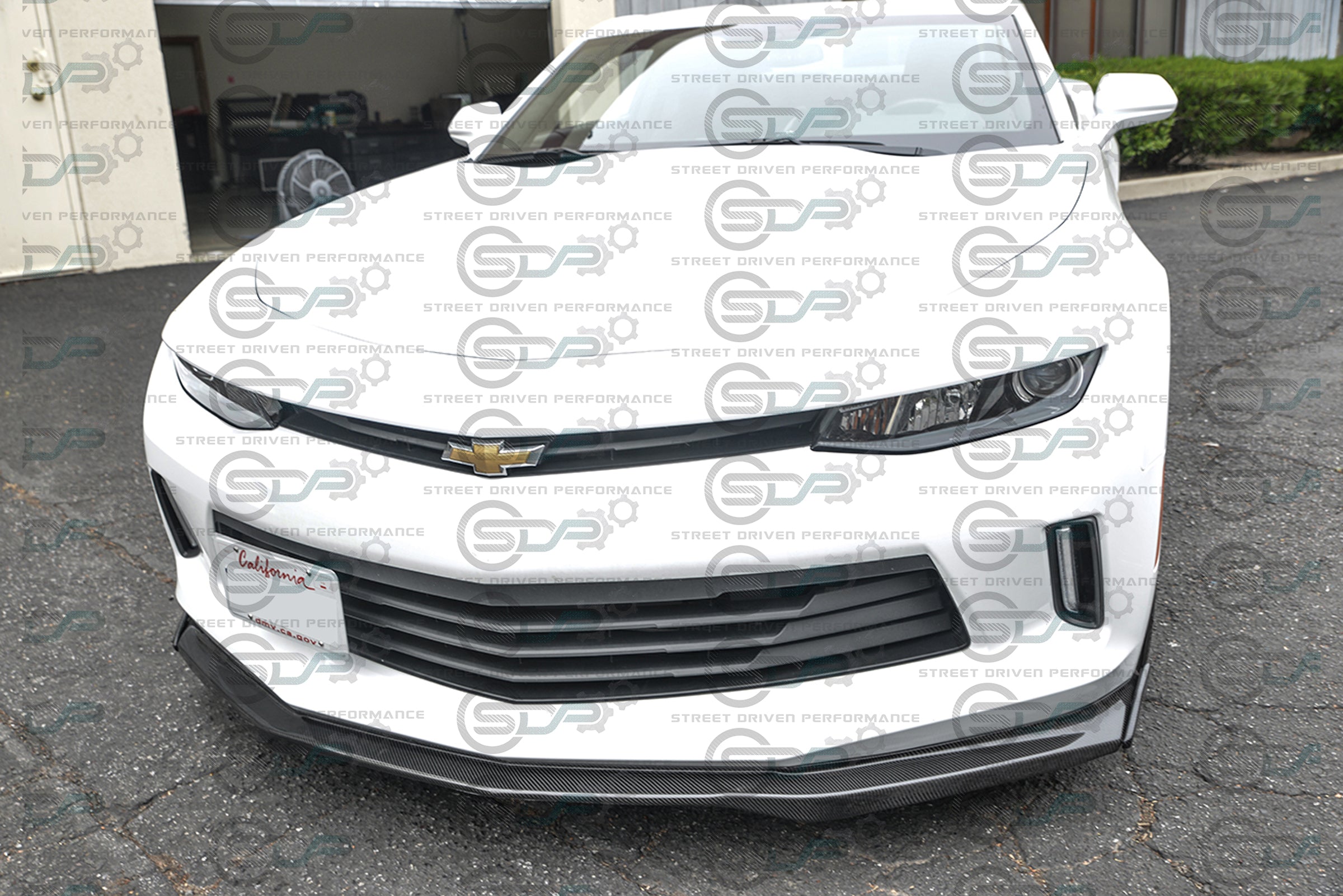 2016-2018 6th Gen Camaro - "T6 Performance Package" Carbon Fiber Front Splitter / Lip with Side Extensions Ground Effects - for all LT / LS / RS models