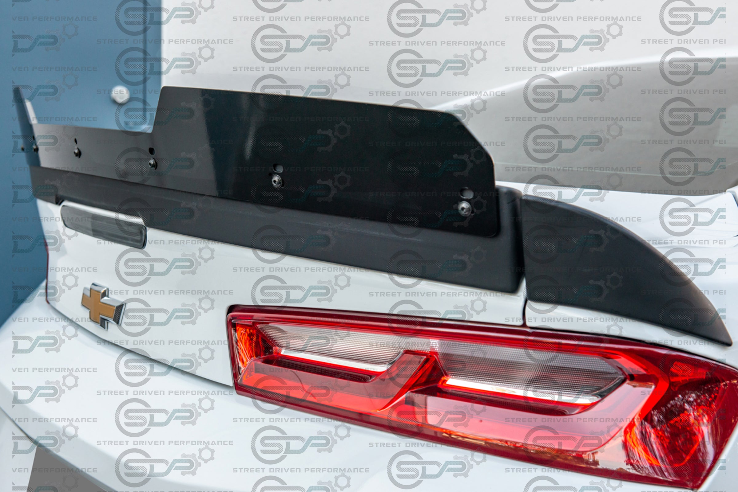 2016-2018 6th Gen Camaro - "Type 2 Track Package" Rear Trunk Spoiler with Extended Wickerbill - for all models