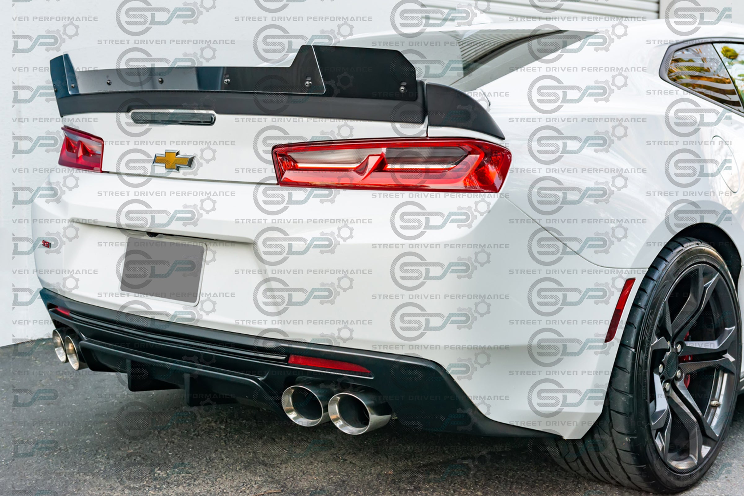 2016-2018 6th Gen Camaro - "1LE Track Package" Rear Trunk Spoiler Wing with Extended Wickerbill - for all 16-18 models