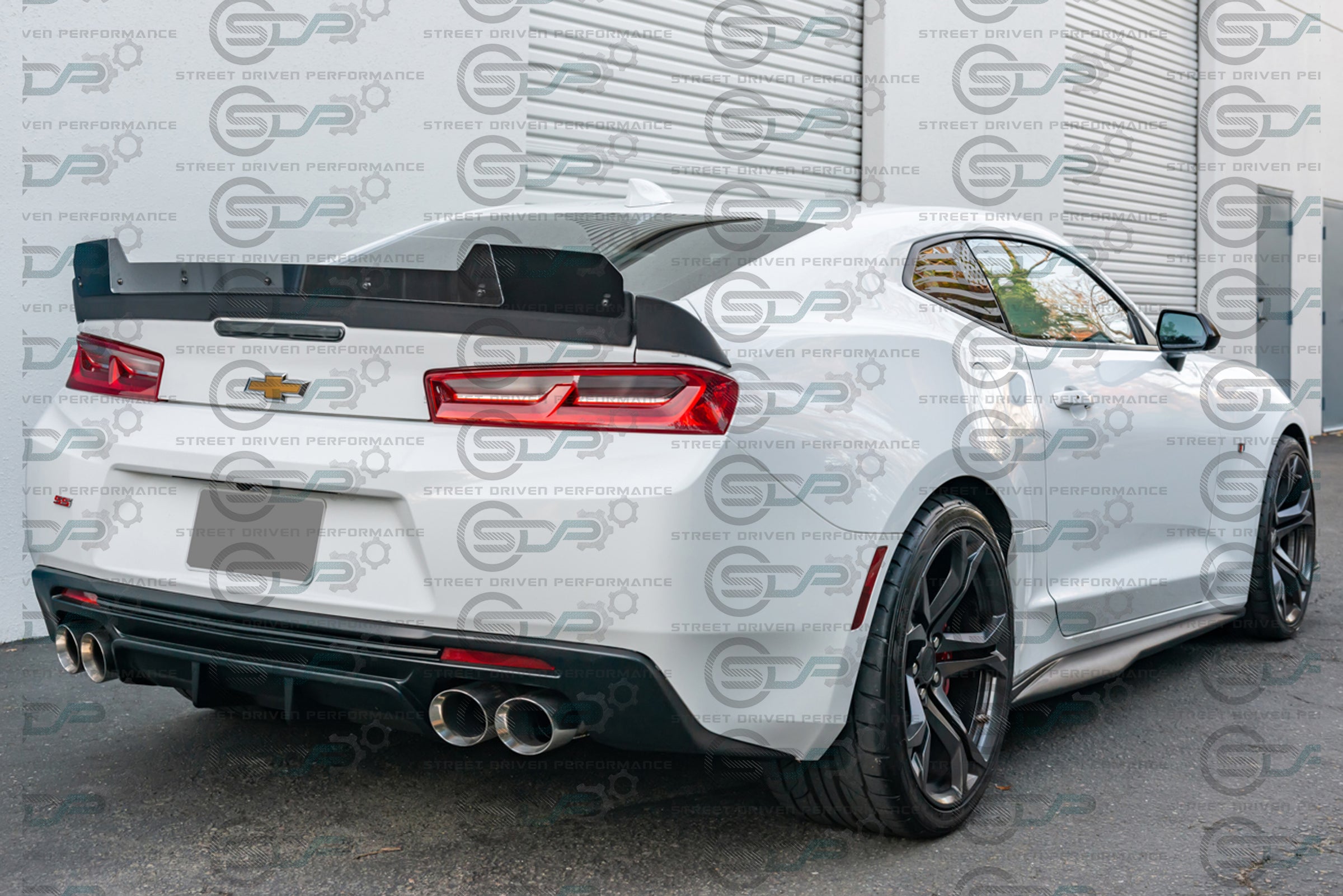 2016-2018 6th Gen Camaro - "1LE Track Package" Rear Trunk Spoiler Wing with Extended Wickerbill - for all 16-18 models