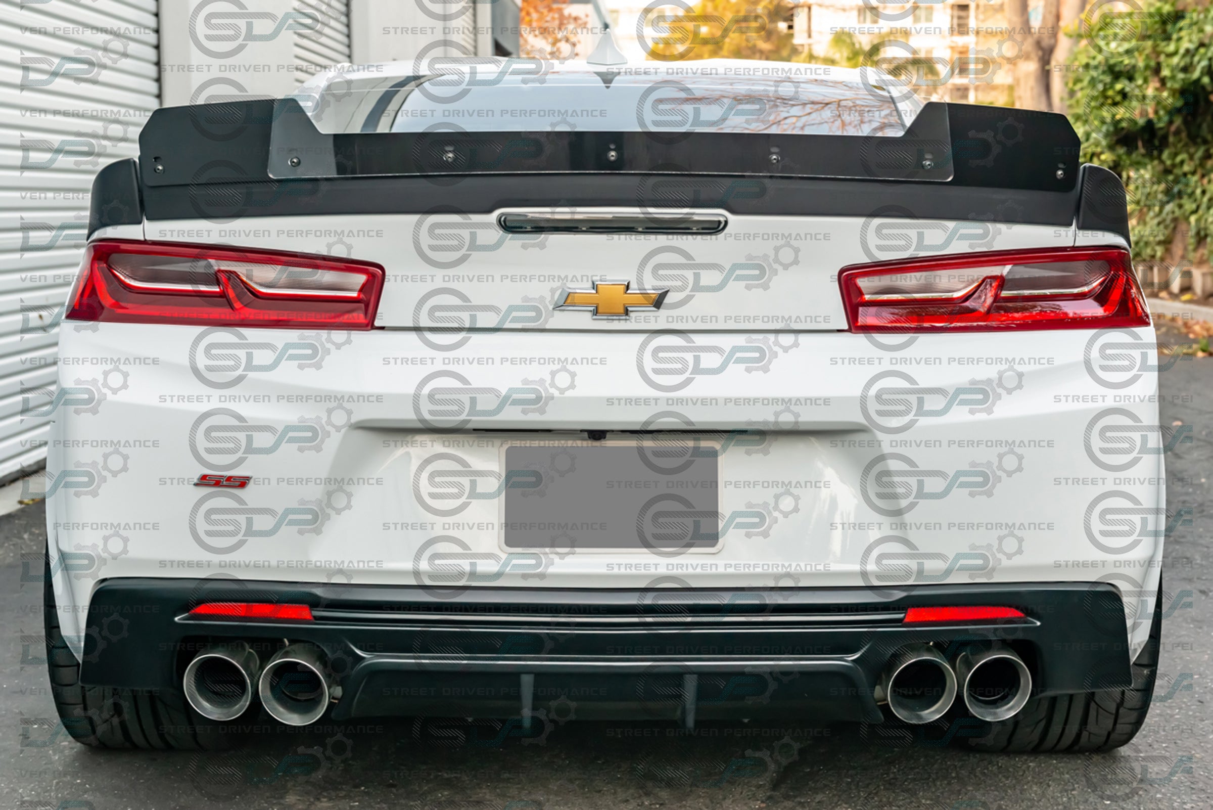 2016-2018 6th Gen Camaro - "1LE Track Package" Rear Trunk Spoiler Wing with Extended Wickerbill - for all 16-18 models