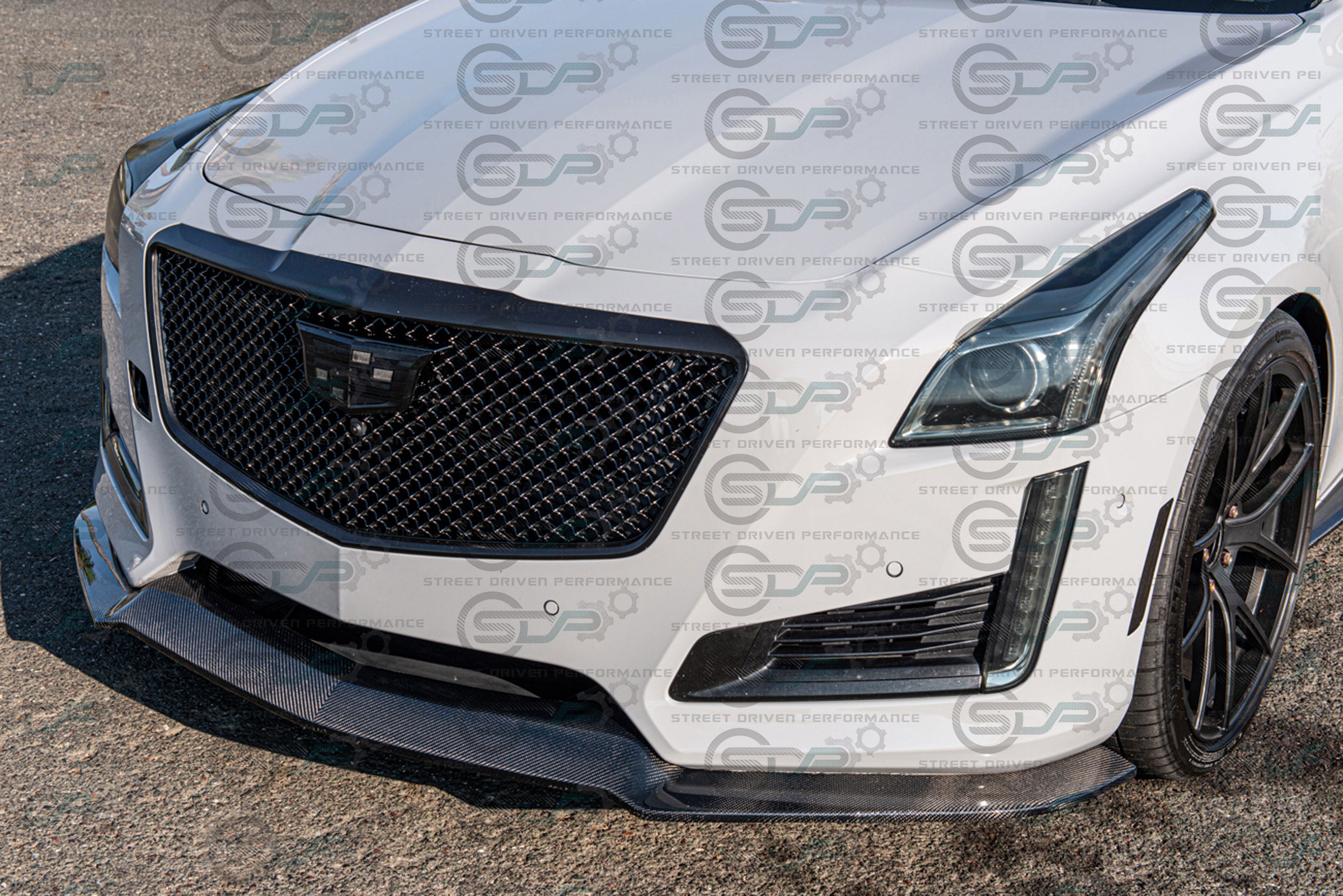 2014+ Cadillac CTS - "V-Sport Style" front lip splitter ground effects