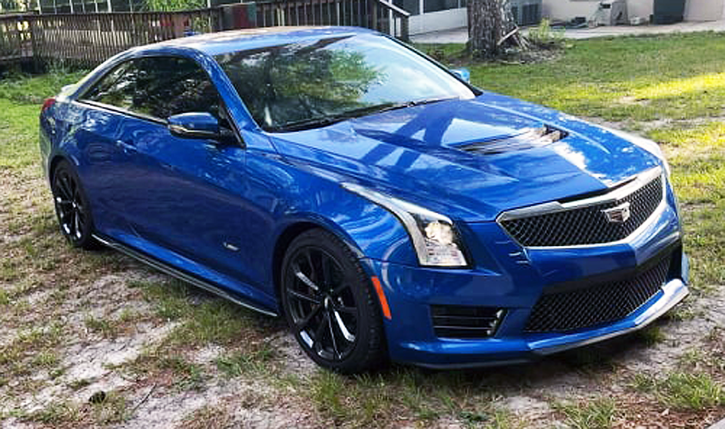 2016-2019 CADILLAC ATS-V SEDAN CARBON FIBER SIDE SKIRTS ROCKER PANELS GROUND EFFECTS