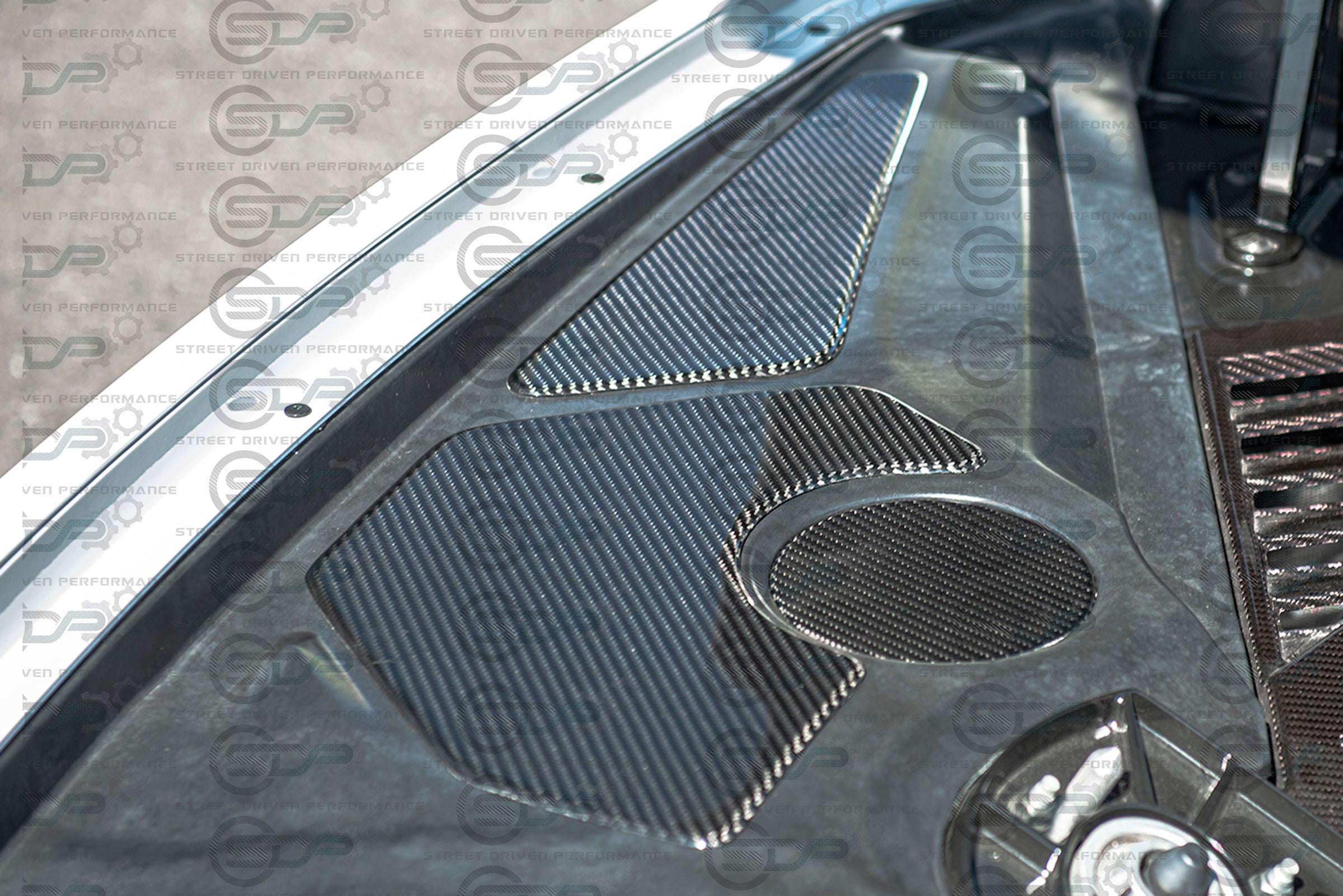 2020+ Chevrolet Corvette C8 | Carbon Fiber Engine Bay Trim