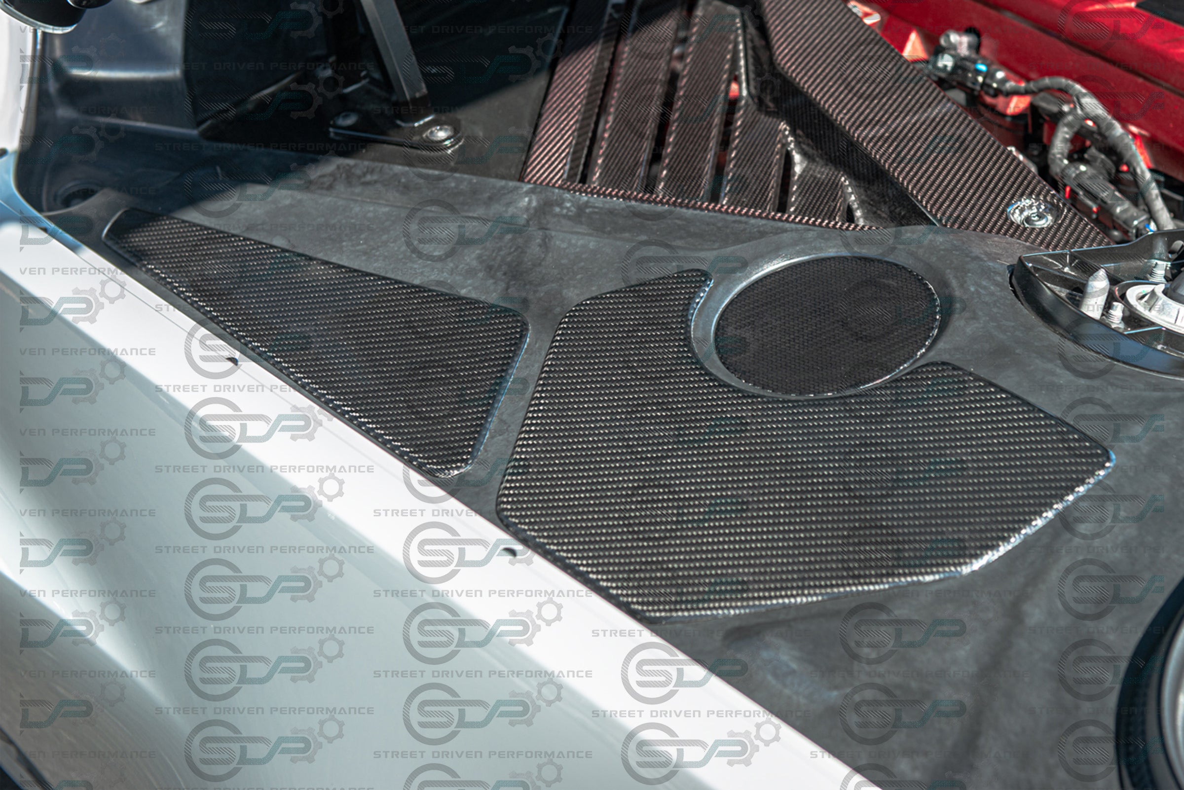 2020+ Chevrolet Corvette C8 | Carbon Fiber Engine Bay Trim