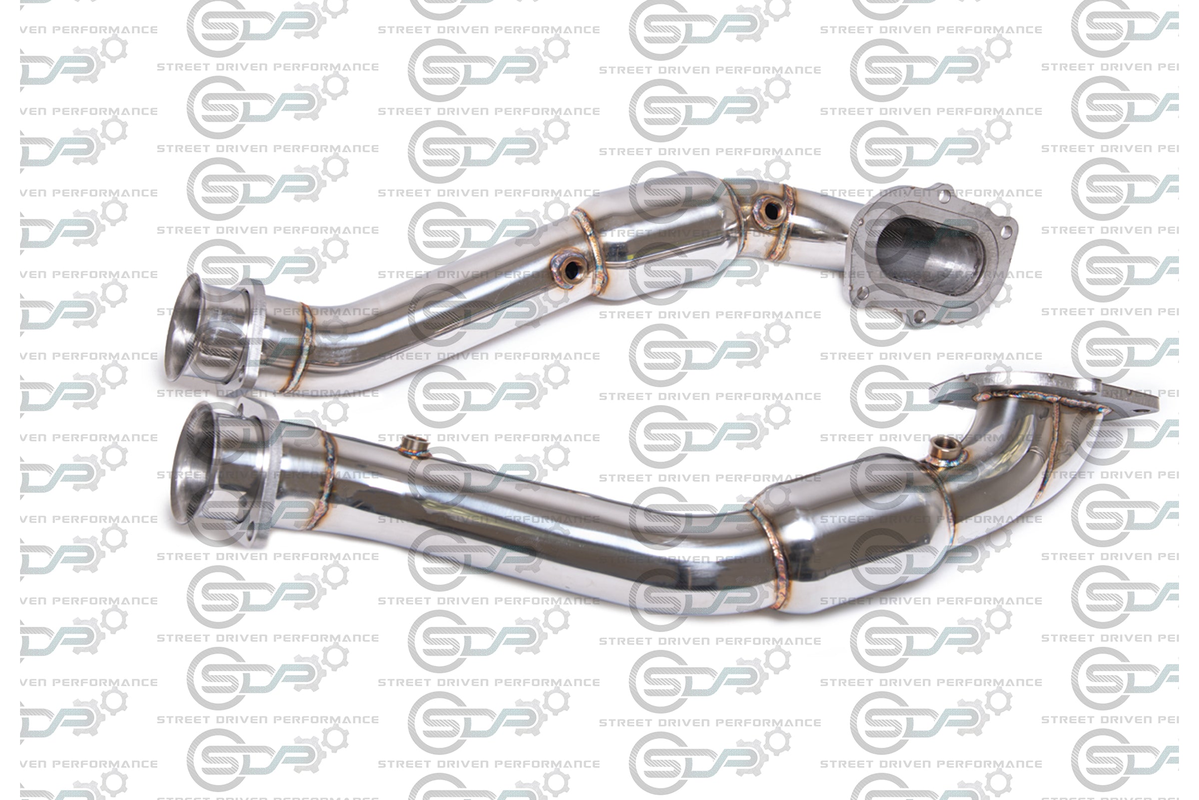 2014-2019 Chevrolet Corvette C7 - 3" Stainless Race Catted Exhaust Pipe to OEM Manifold