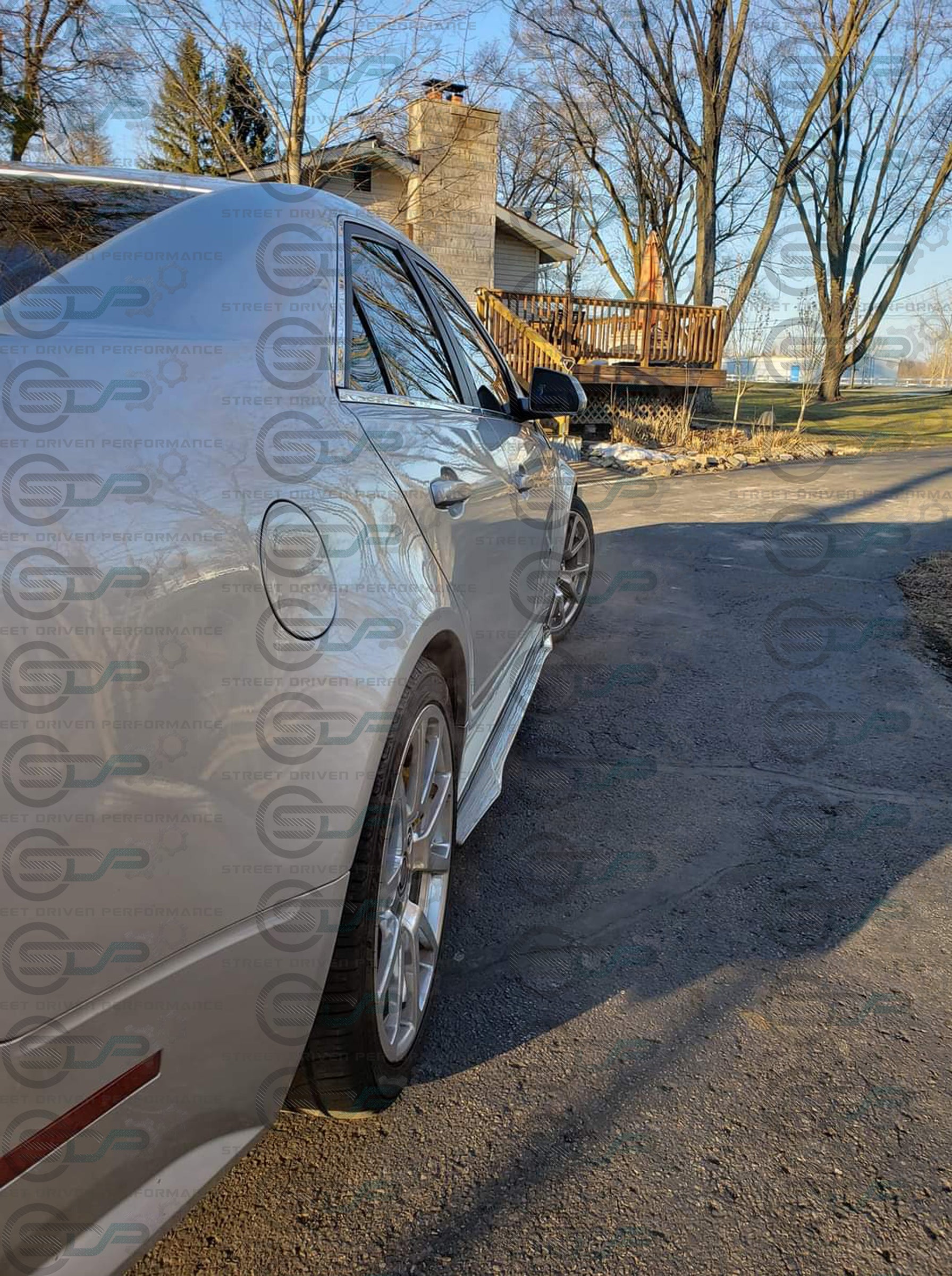 2009-2015 Cadillac CTS-V V2 - Carbon Fiber Side Skirts Rocker Panels Ground Effects
