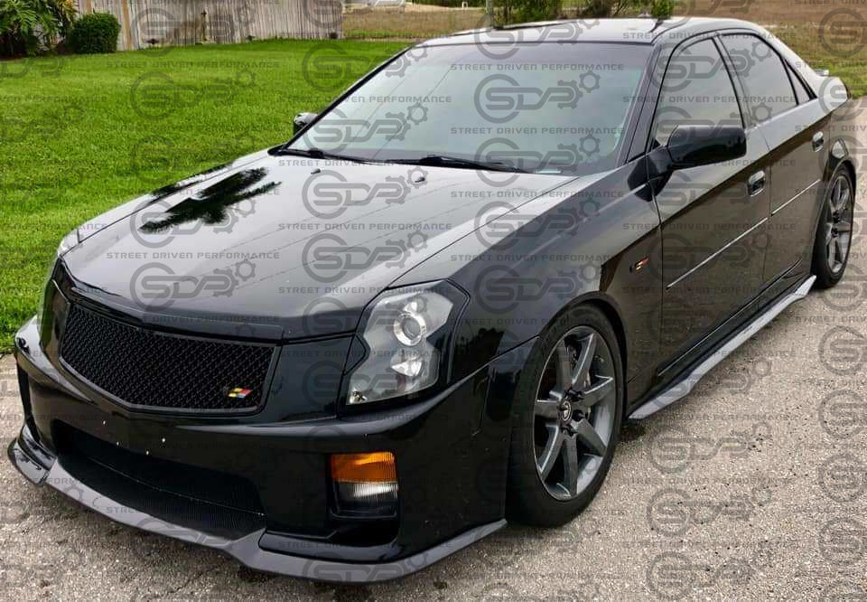 2003-2008 Cadillac CTS-V V1 | SDP Performance Style CARBON FIBER Side Skirts Rocker Panels Ground Effects
