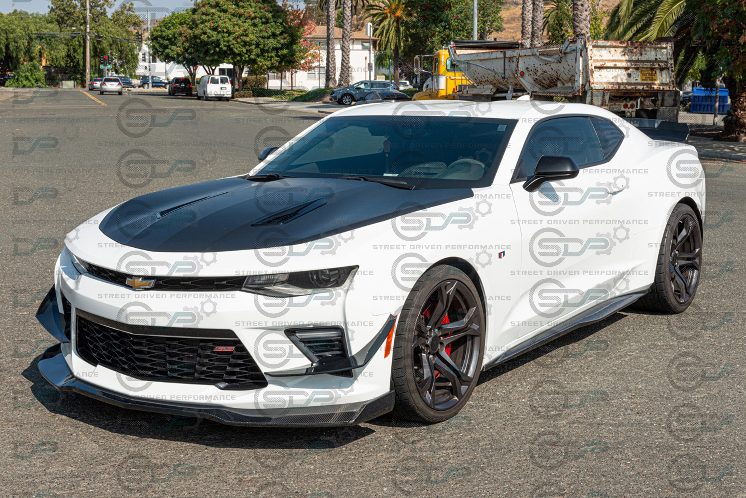 2016-2018 6th Gen Camaro - "ZL1 - 1LE Track Package" Carbon Fiber Front Splitter / Lip Ground Effects - for all SS models