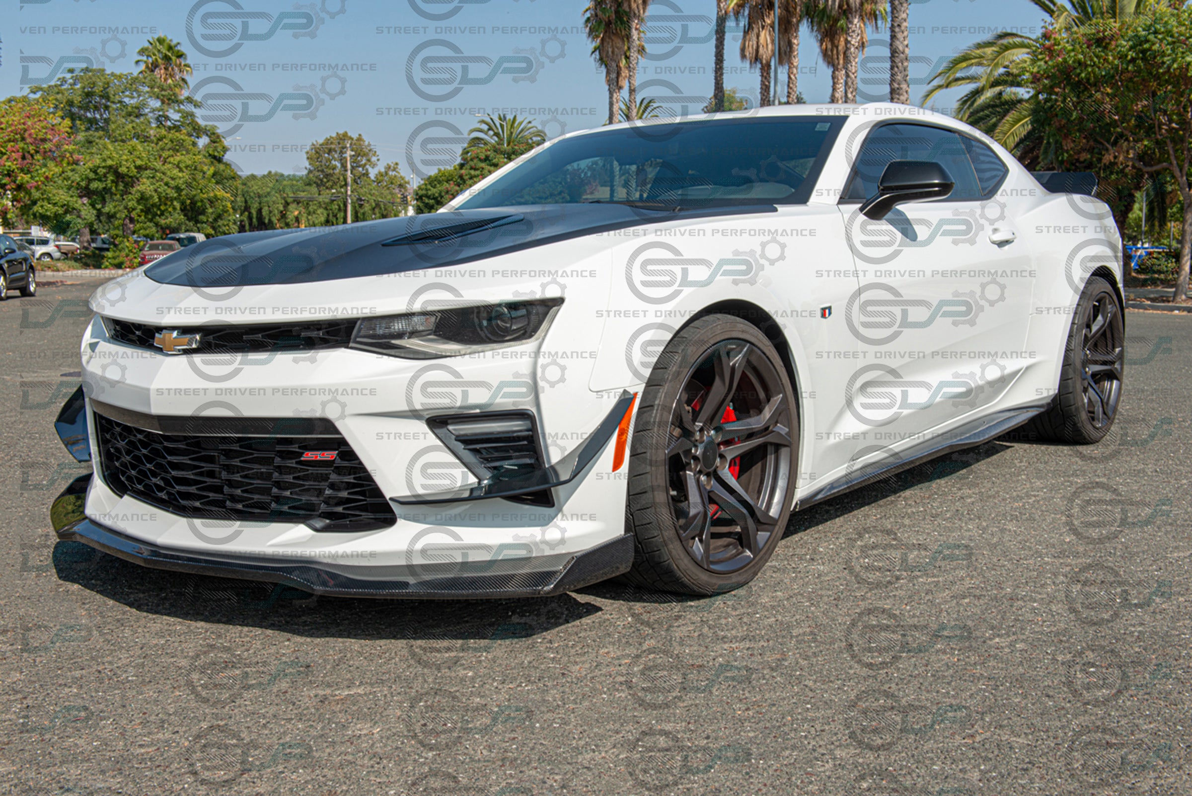 2016-2018 6th Gen Camaro - "ZL1 - 1LE Track Package" Carbon Fiber Front Splitter / Lip Ground Effects - for all SS models