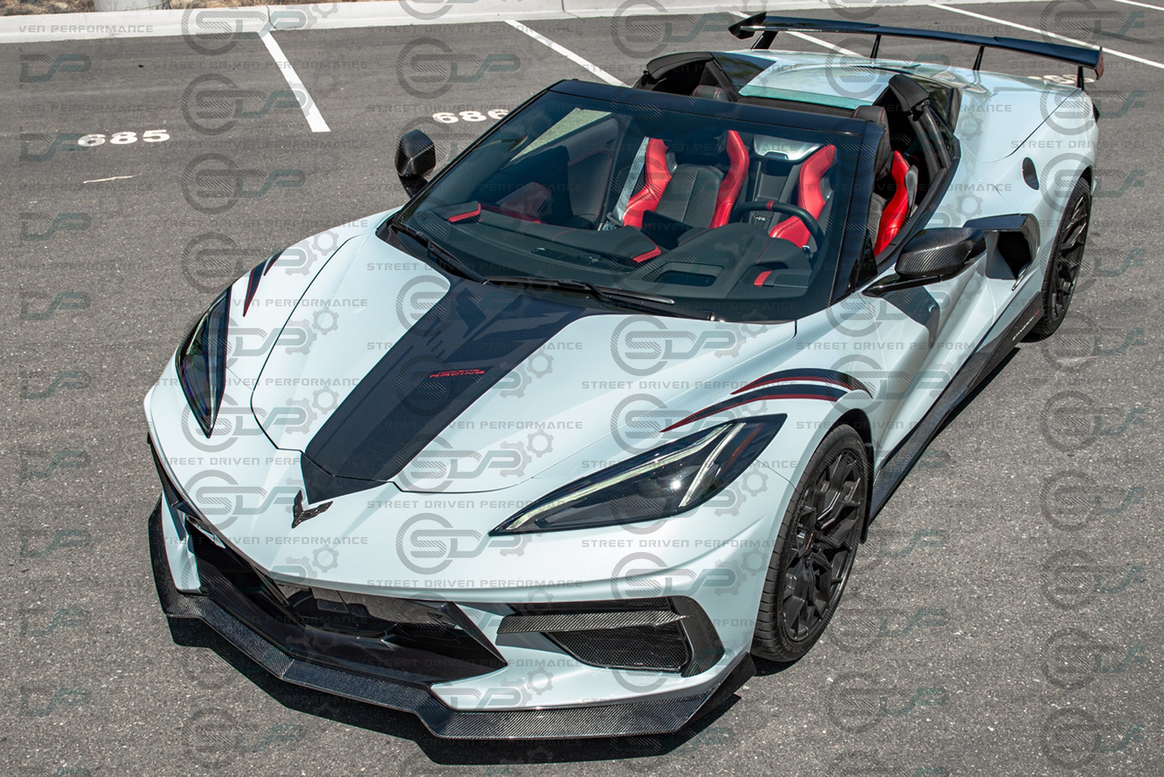 2020+ C8 Corvette | "5VM Style" Side Skirt Rocker Panel Ground Effects