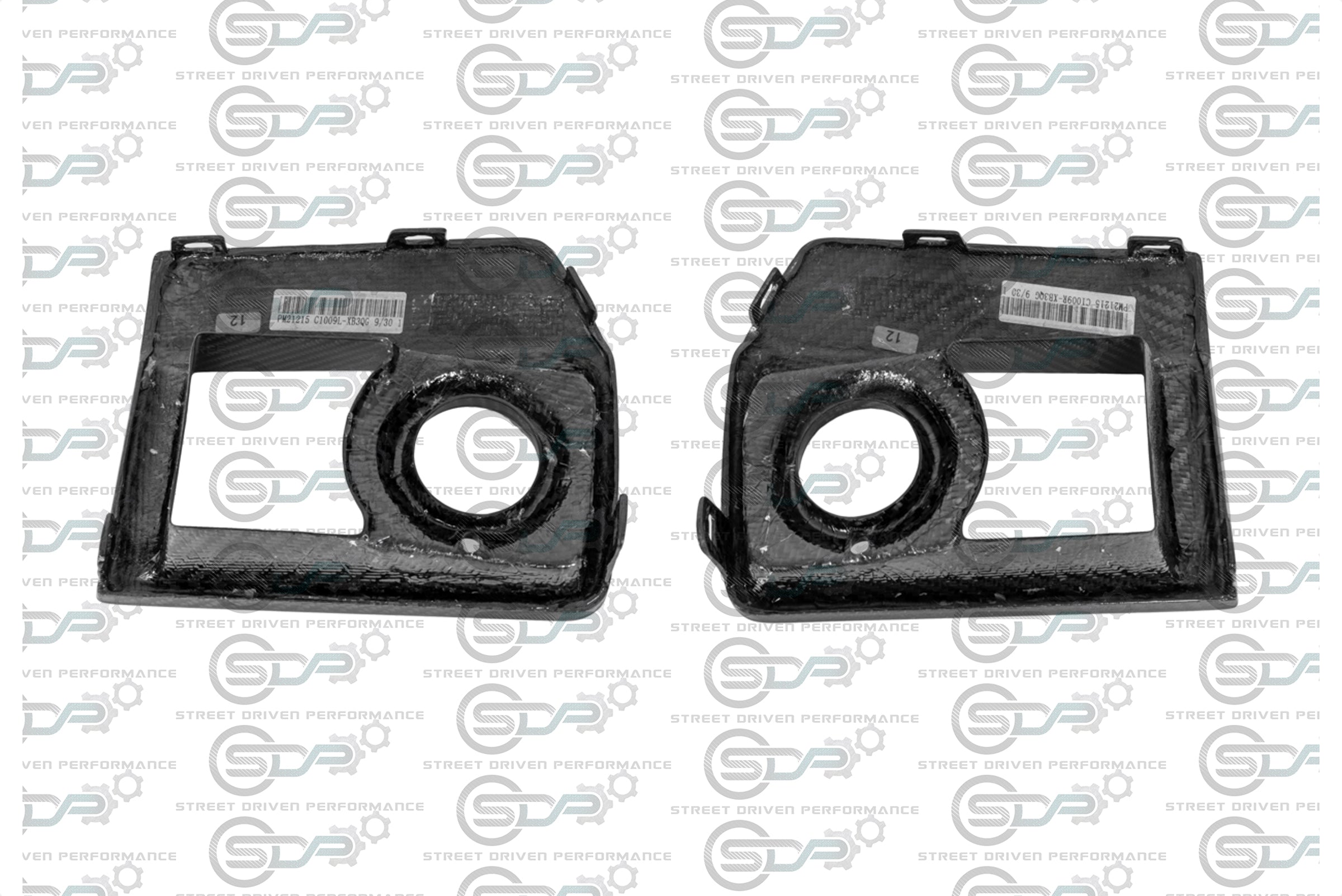 2009-2015 Cadillac CTS-V V2 - Carbon Fiber Fog Light Bezels / Covers