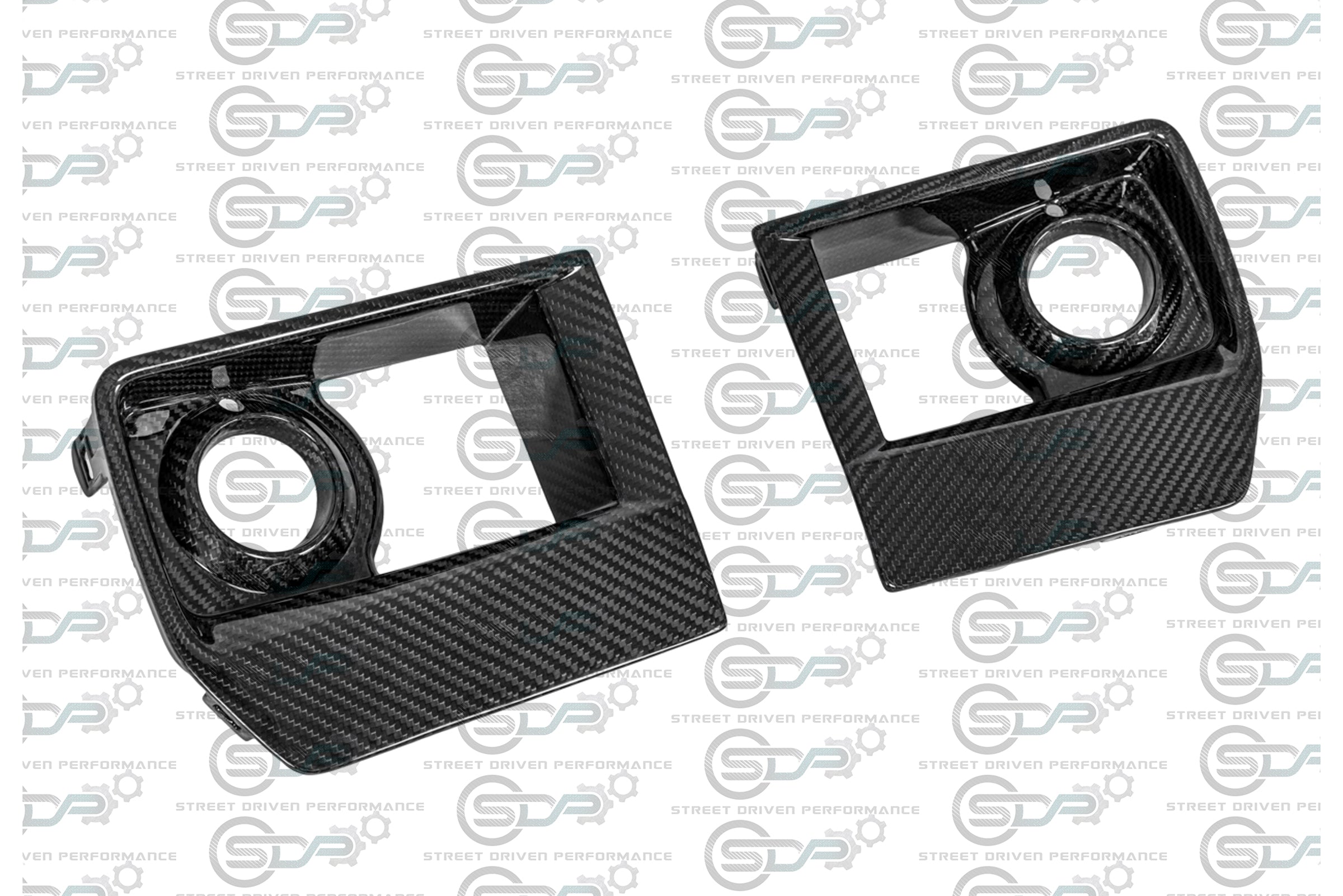 2009-2015 Cadillac CTS-V V2 - Carbon Fiber Fog Light Bezels / Covers