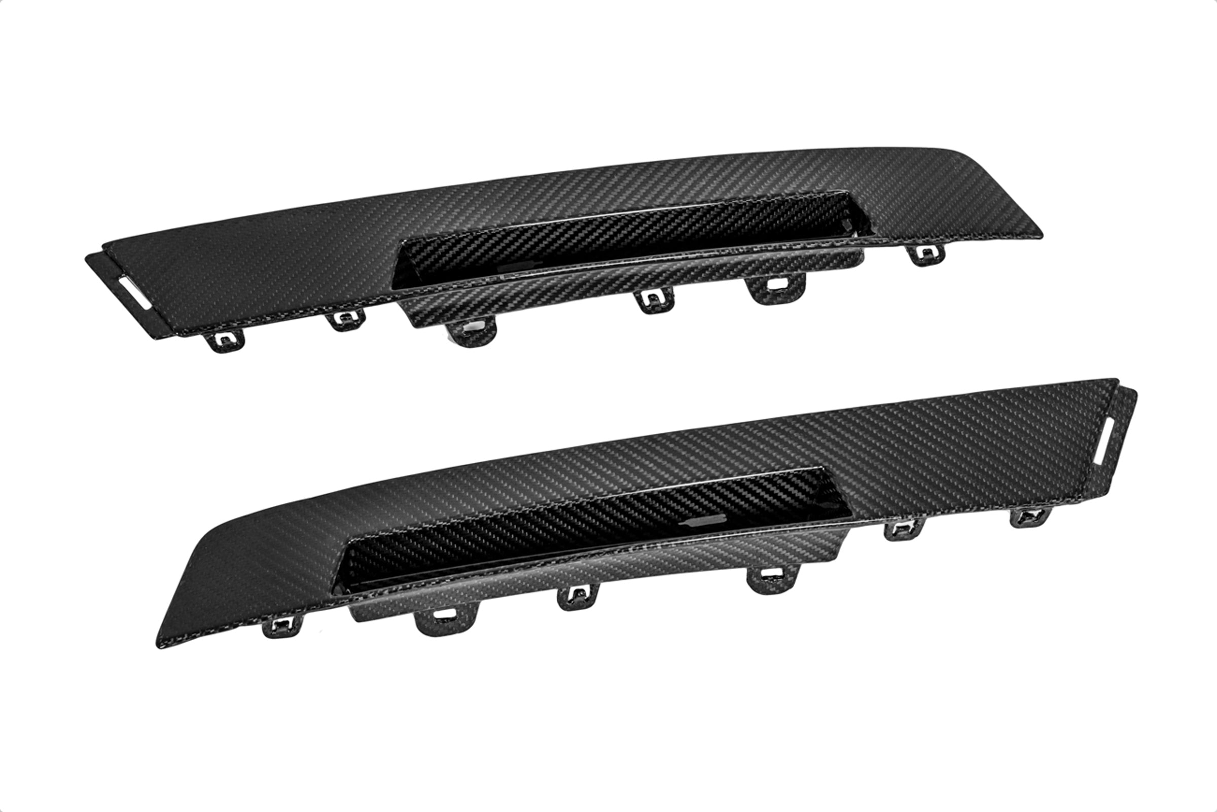 2009-2015 Cadillac CTS-V V2 Coupe - Carbon Fiber Rear Bumper Inserts / Reflector Housings