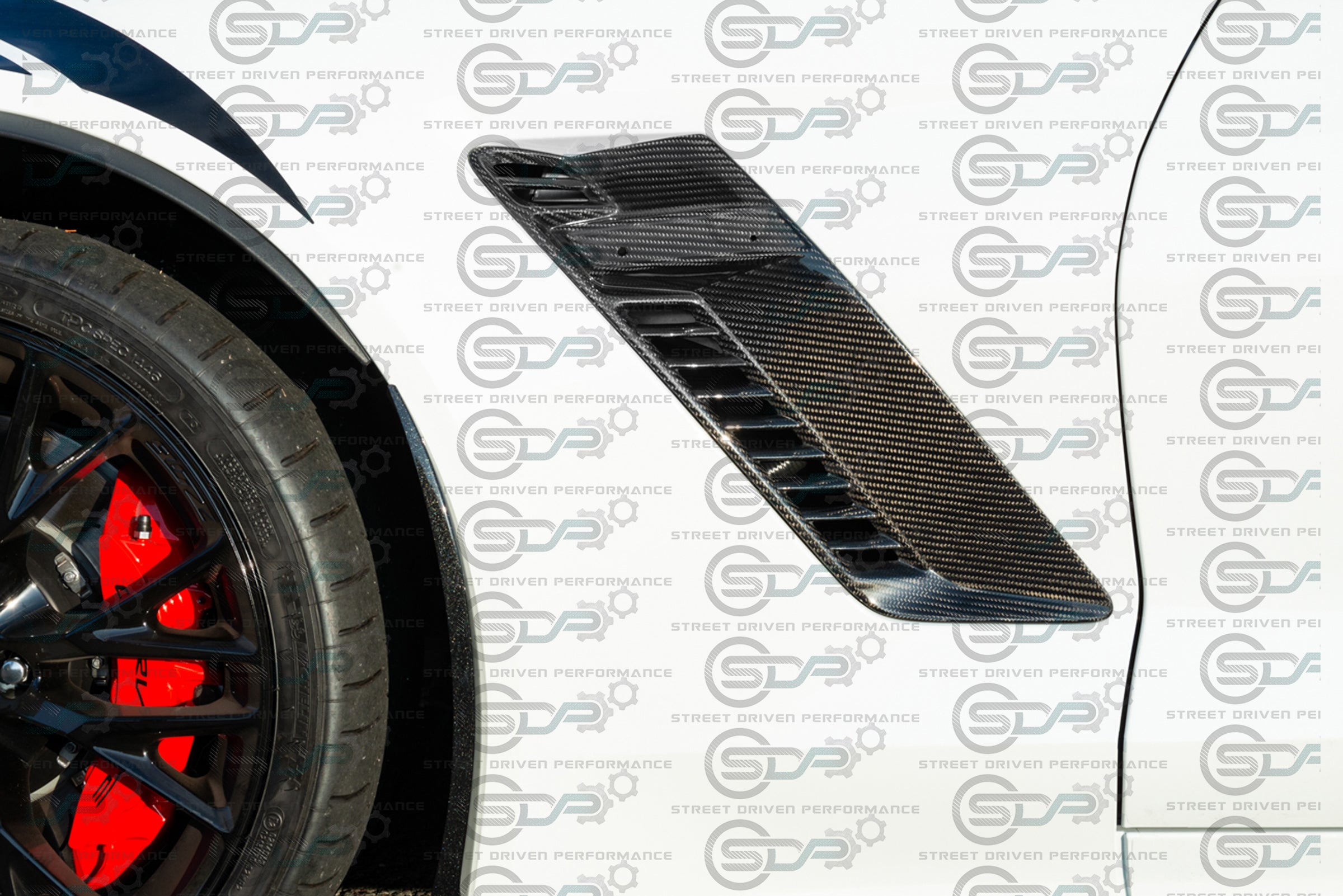 2014-2019 C7 Corvette Z06 - Carbon Fiber "Z06 Style" Side Fender Vents