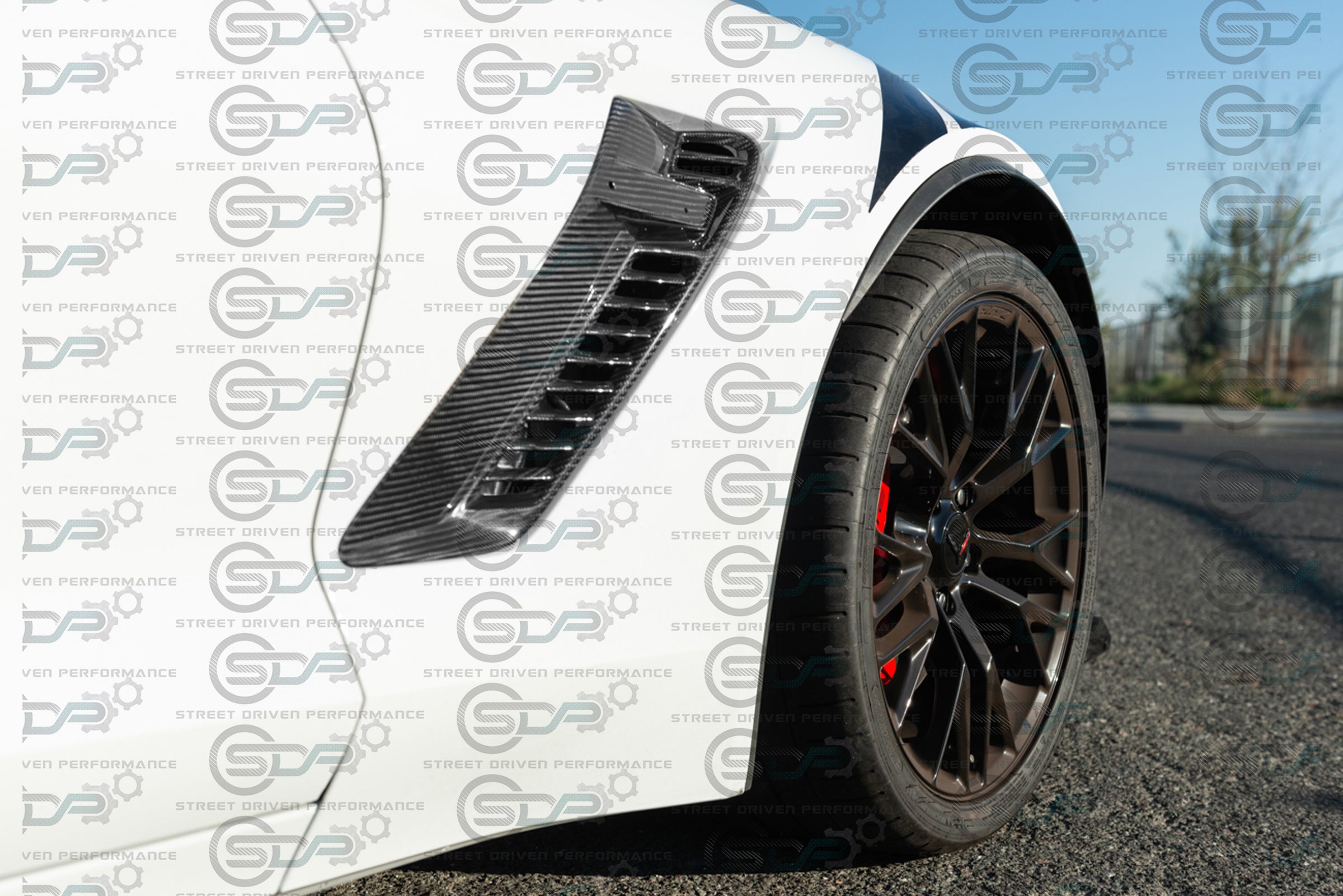 2014-2019 C7 Corvette Z06 - Carbon Fiber "Z06 Style" Side Fender Vents