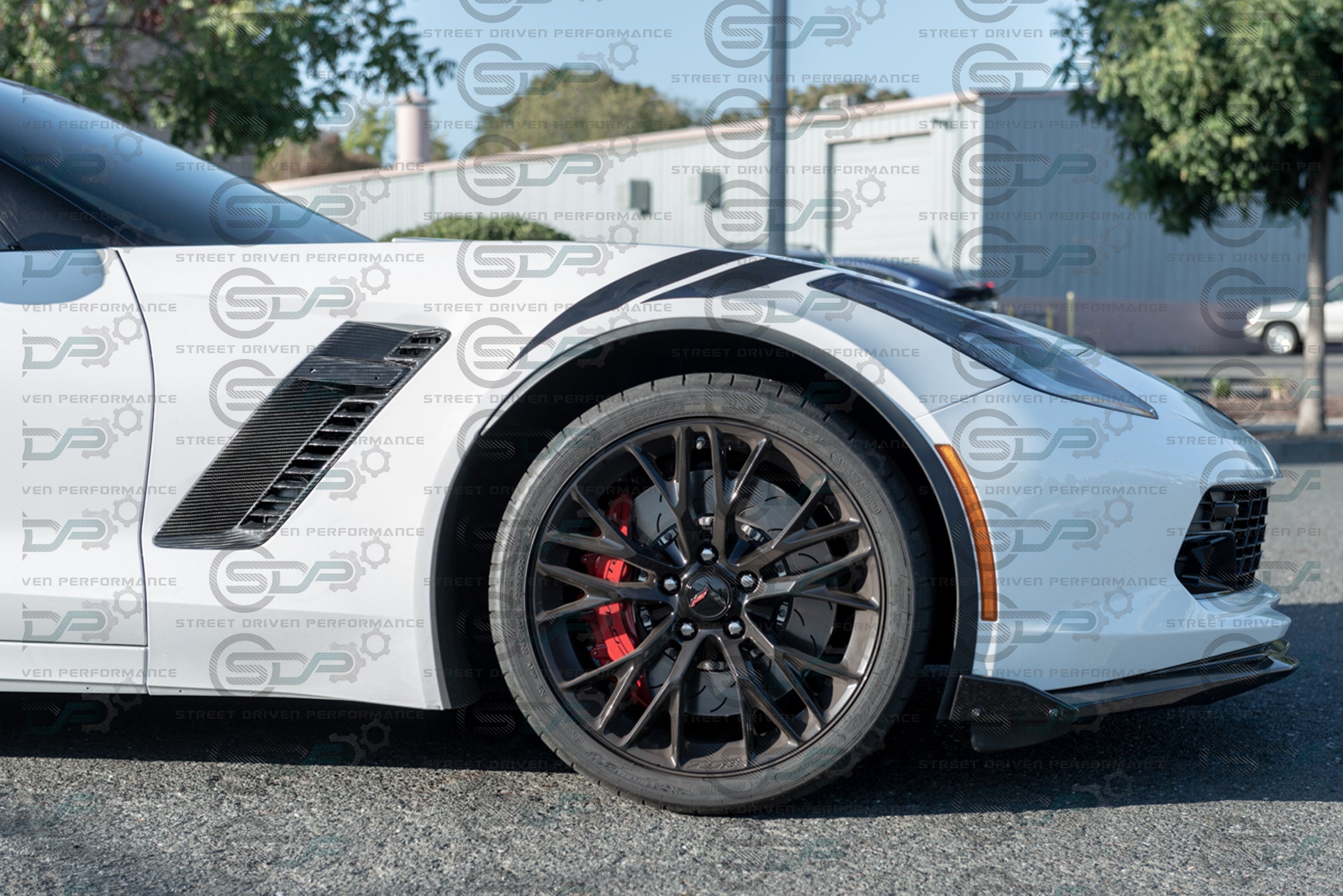 2014-2019 C7 Corvette Z06 - Carbon Fiber "Z06 Style" Side Fender Vents