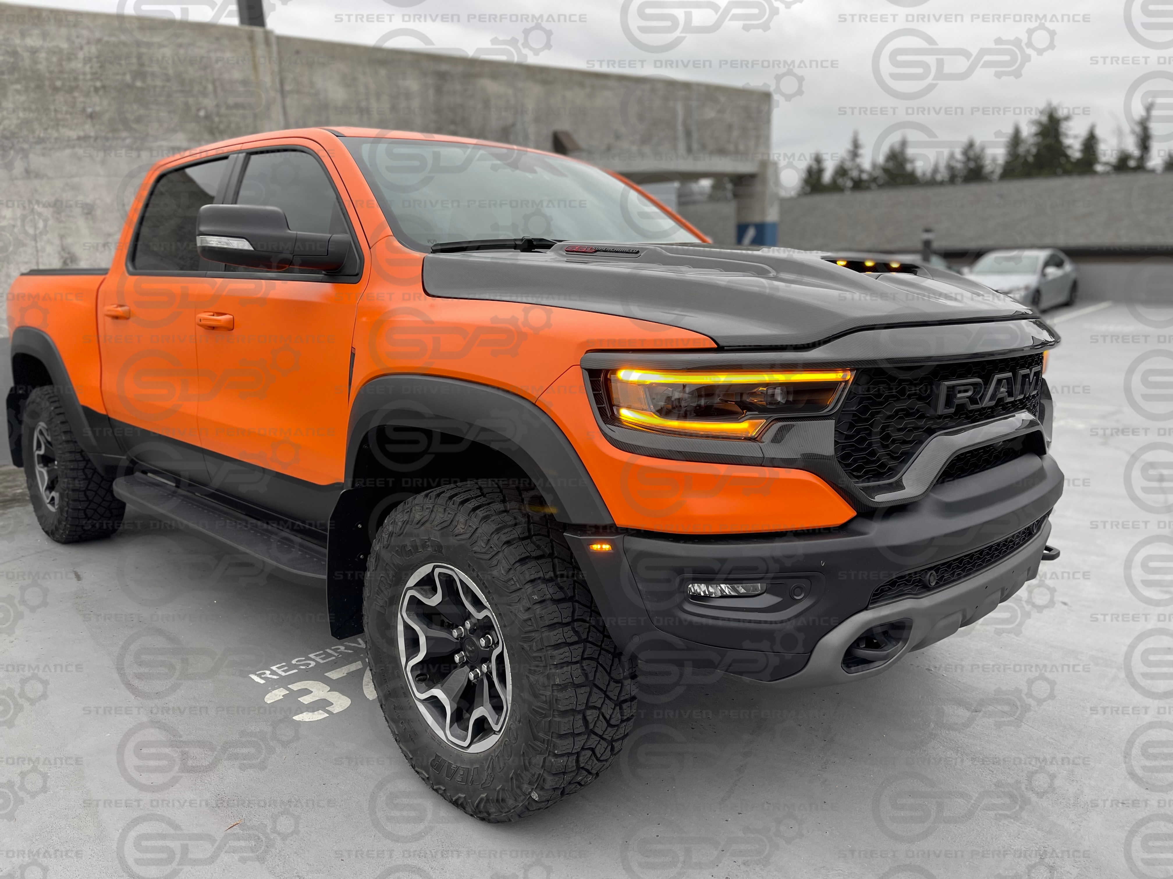 2021-2022 RAM TRX OE CARBON FIBER Headlight Trim Surrounding