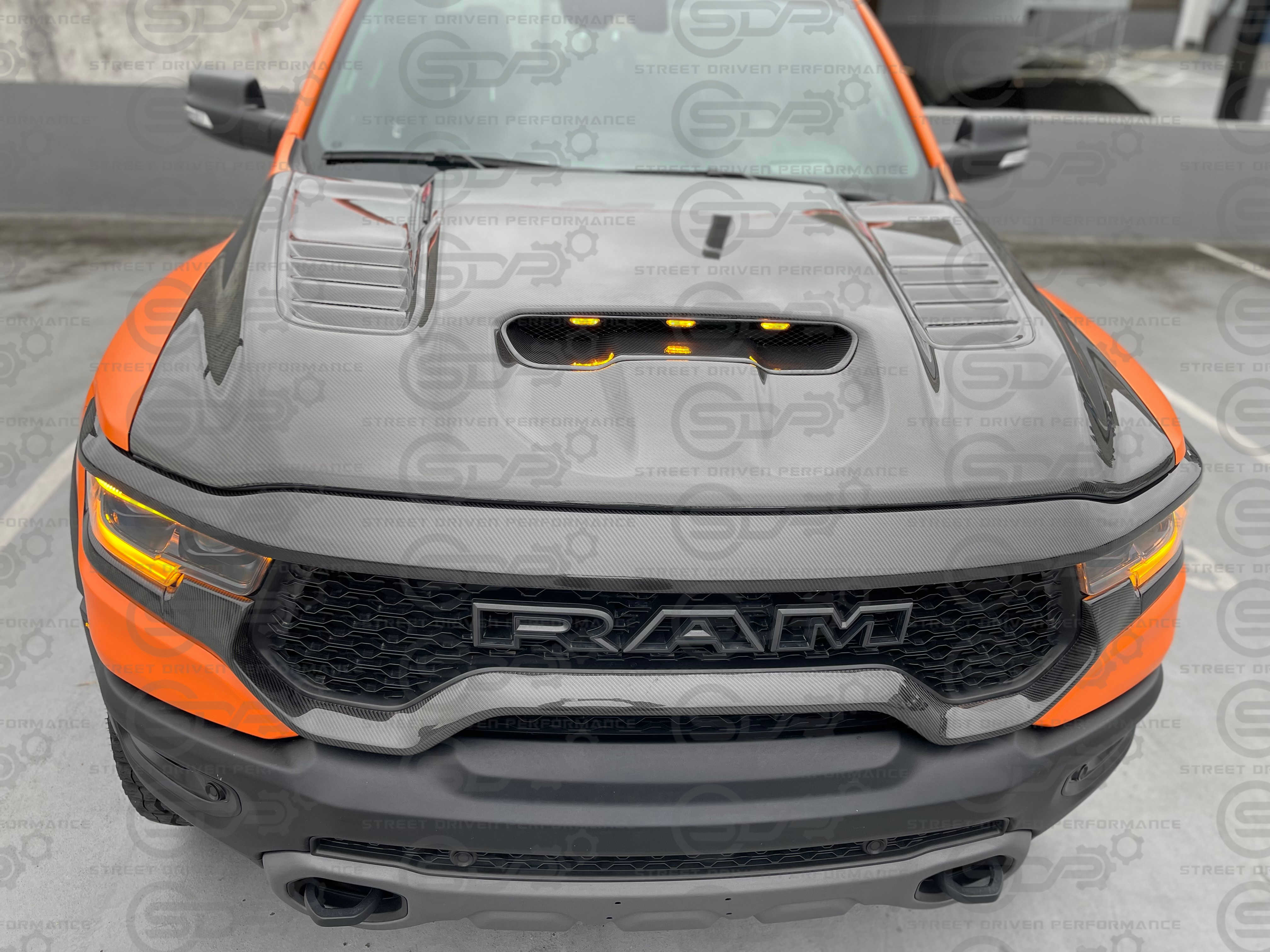 2021-2022 RAM TRX OE CARBON FIBER Hood Vents