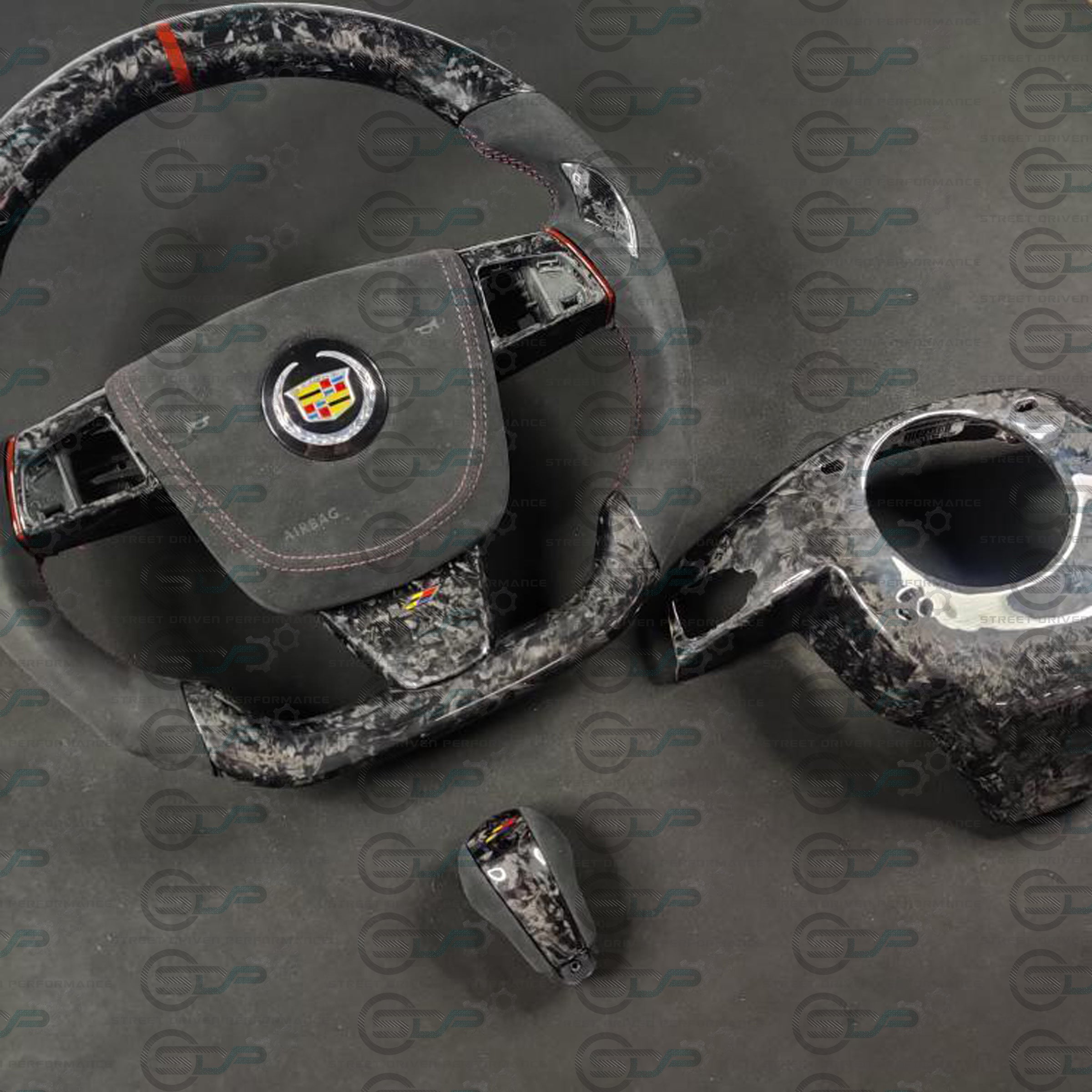 2008 - 2015 Cadillac CTS, CTS-V "V2" Custom Carbon Fiber Steering Wheel with options