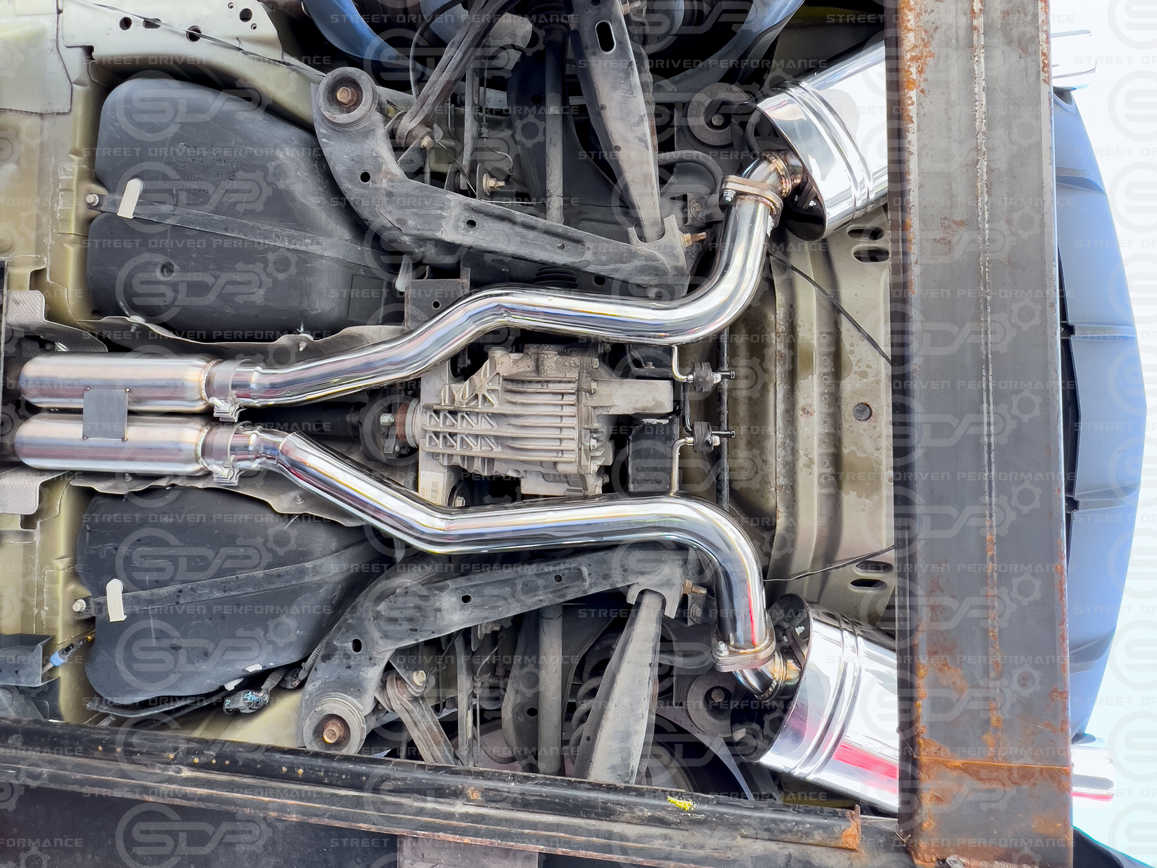 10-15 Camaro Coupe | T304 3" Piping 4" Slant-Cut Tips Cat Back Full Exhaust
