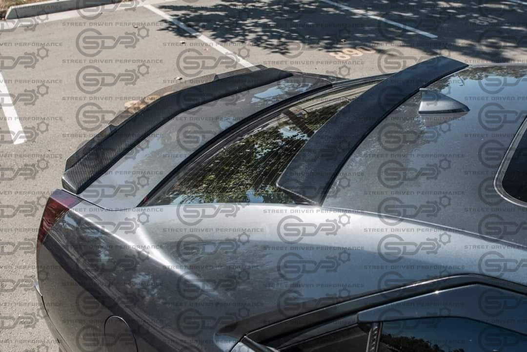 2009-2015 Cadillac CTS Base and CTS-V V2 Sedan | CARBON FIBER Roof Spoiler