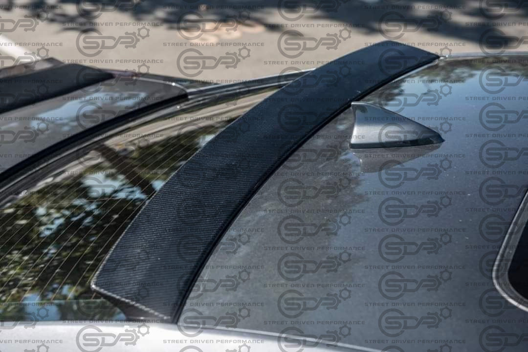 2009-2015 Cadillac CTS Base and CTS-V V2 Sedan | CARBON FIBER Roof Spoiler