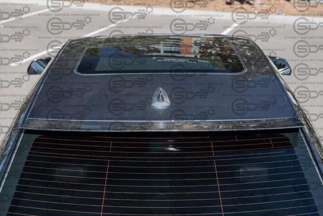 2009-2015 Cadillac CTS Base and CTS-V V2 Sedan | CARBON FIBER Roof Spoiler