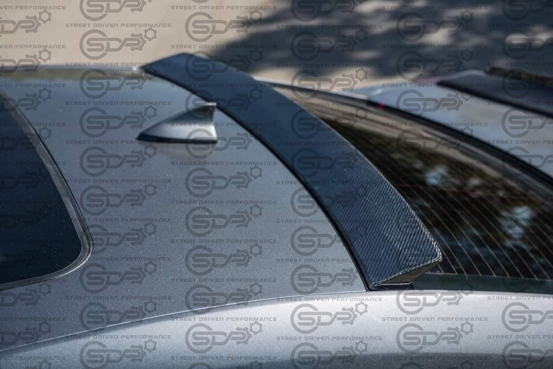 2009-2015 Cadillac CTS Base and CTS-V V2 Sedan | CARBON FIBER Roof Spoiler