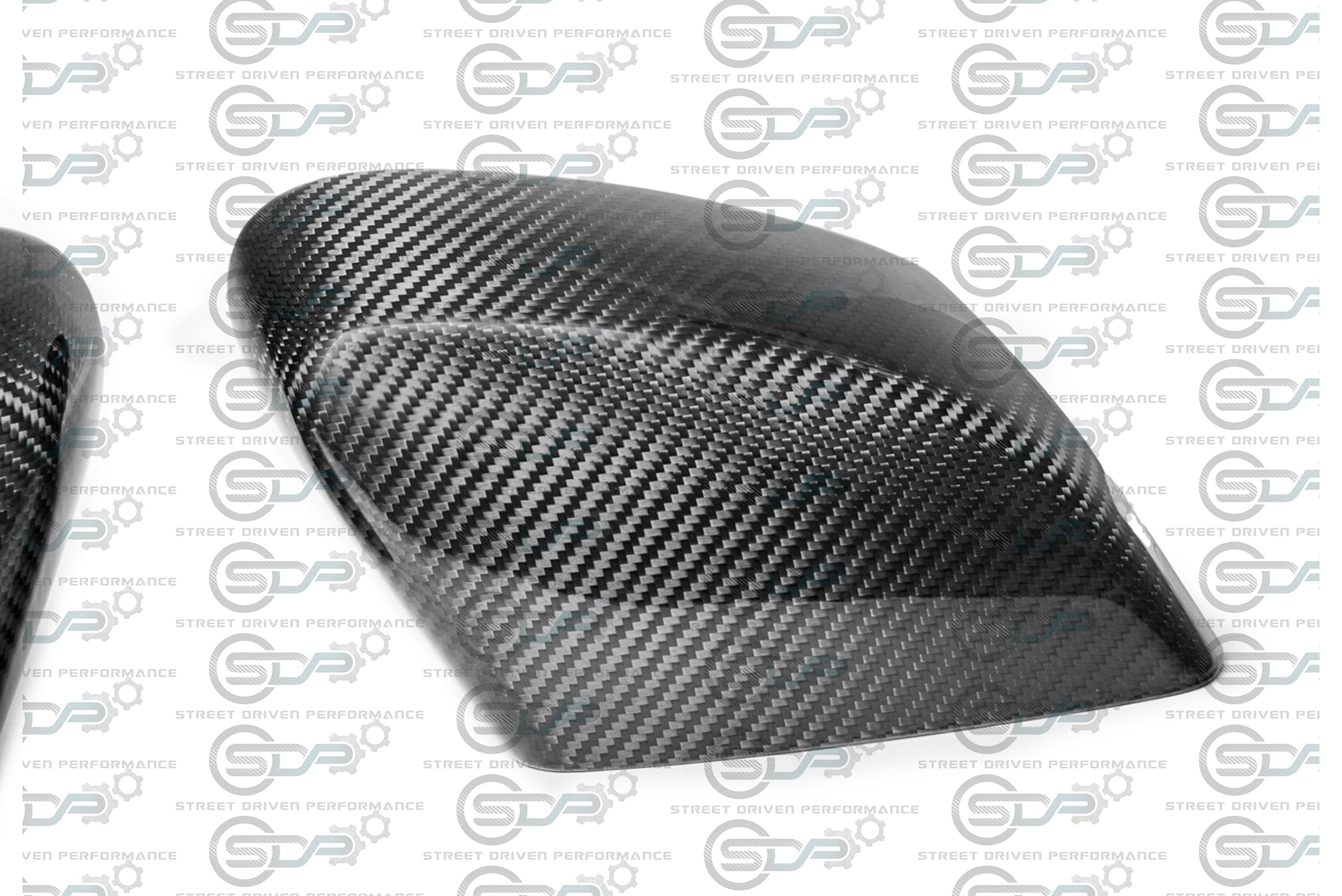 2020+ C8 Chevrolet Corvette - Carbon Fiber Tape-On Top and Bottom Mirror Covers