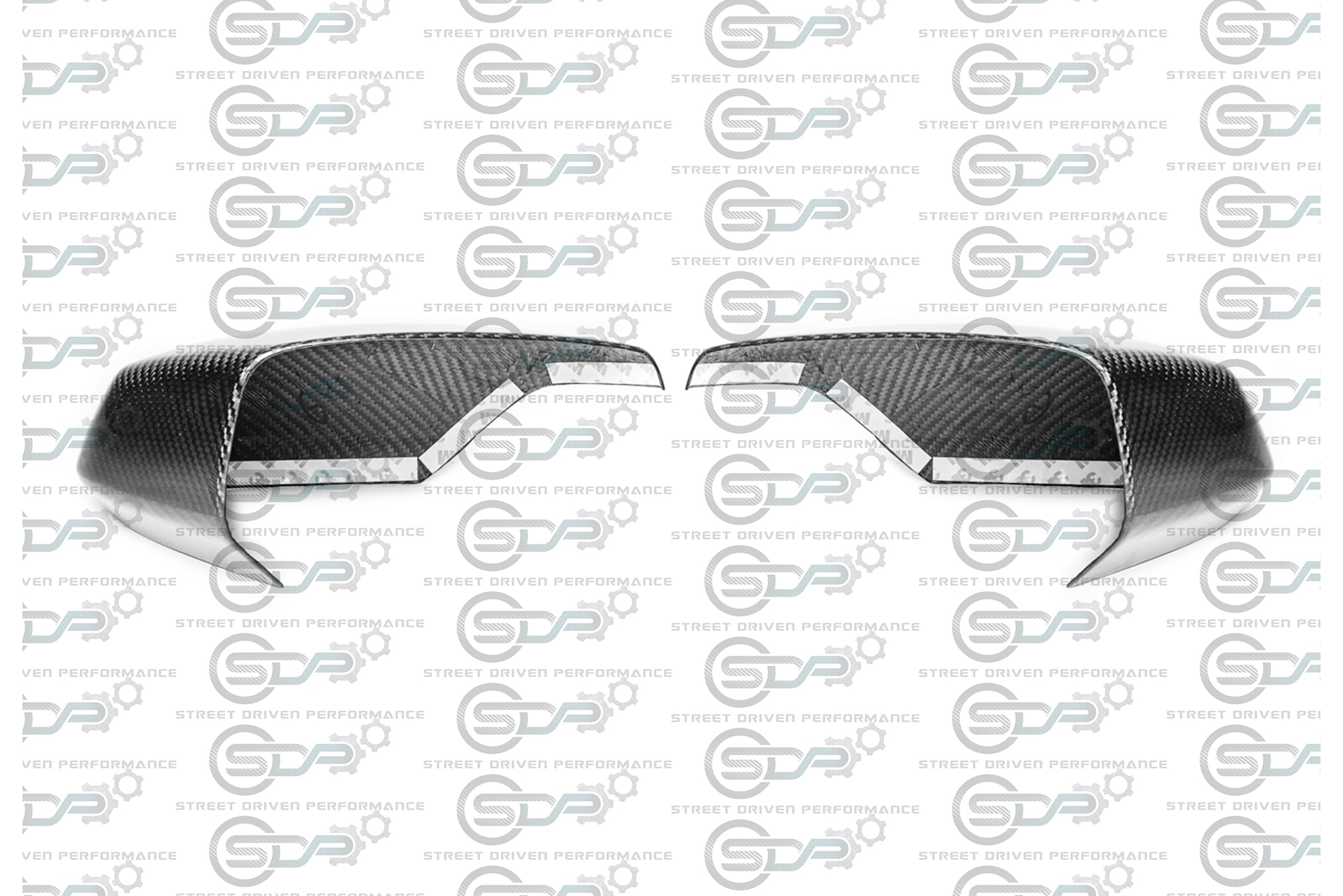 2020+ C8 Chevrolet Corvette - Carbon Fiber Tape-On Top and Bottom Mirror Covers