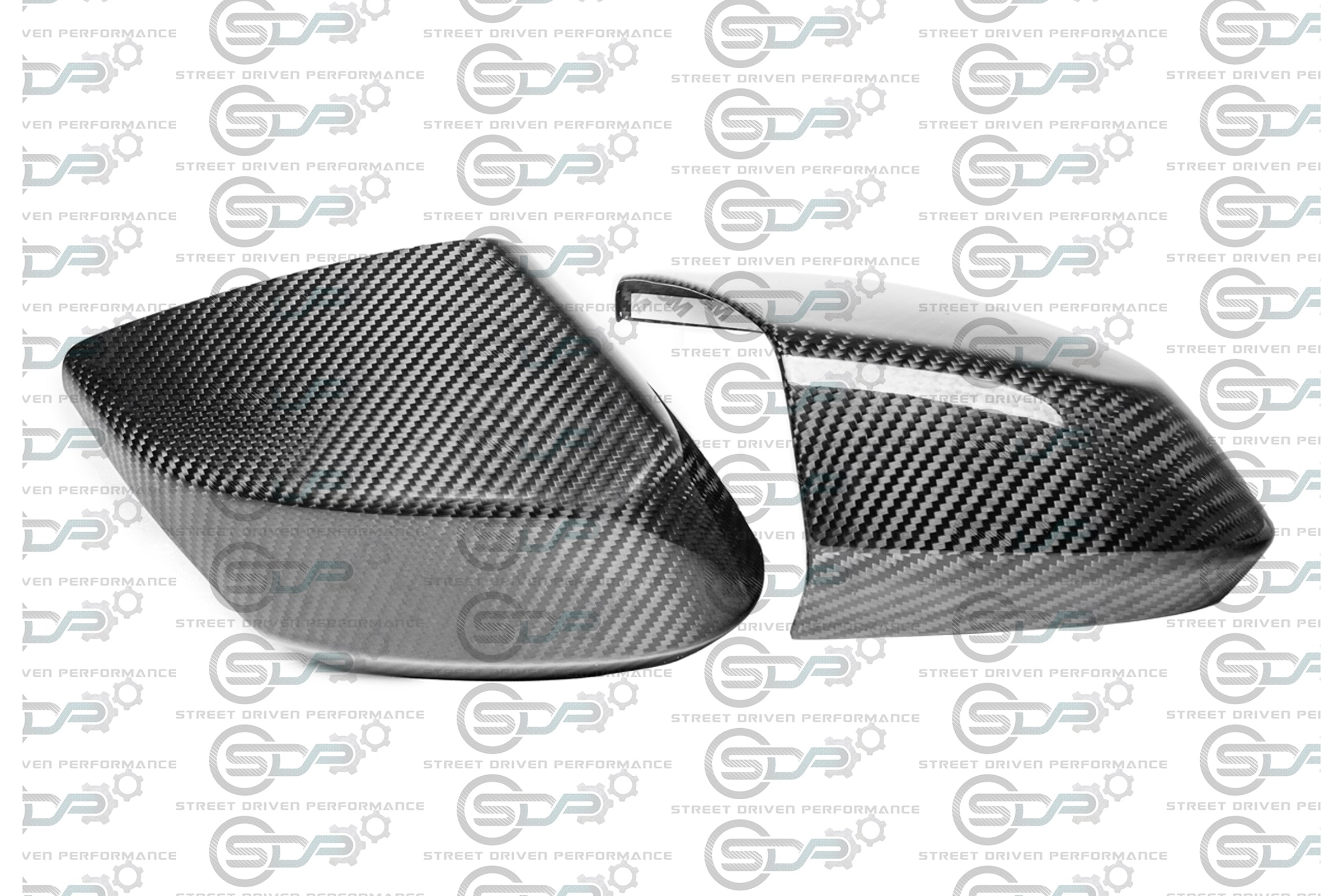 2020+ C8 Chevrolet Corvette - Carbon Fiber Tape-On Top and Bottom Mirror Covers