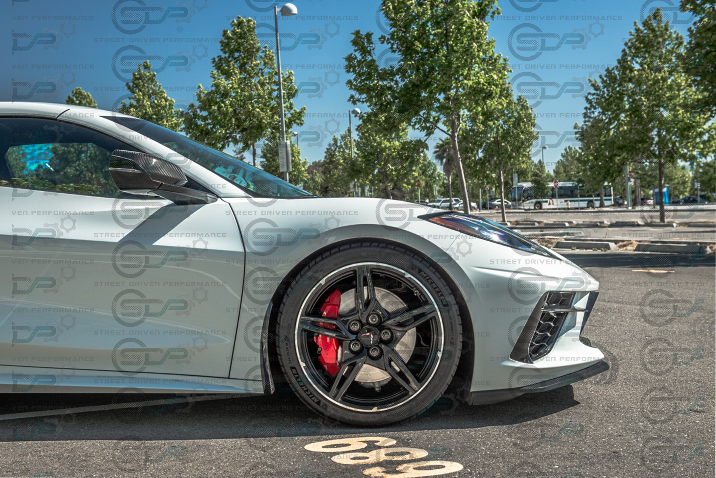 2020+ C8 Chevrolet Corvette - Carbon Fiber Tape-On Top and Bottom Mirror Covers