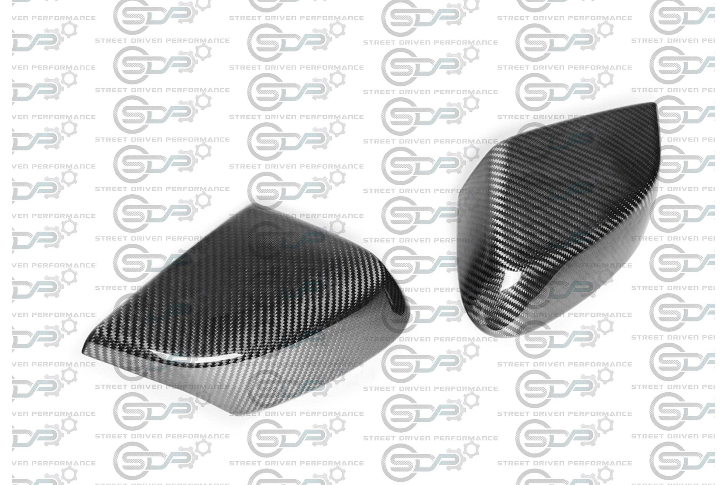 2020+ C8 Chevrolet Corvette - Carbon Fiber Tape-On Top and Bottom Mirror Covers