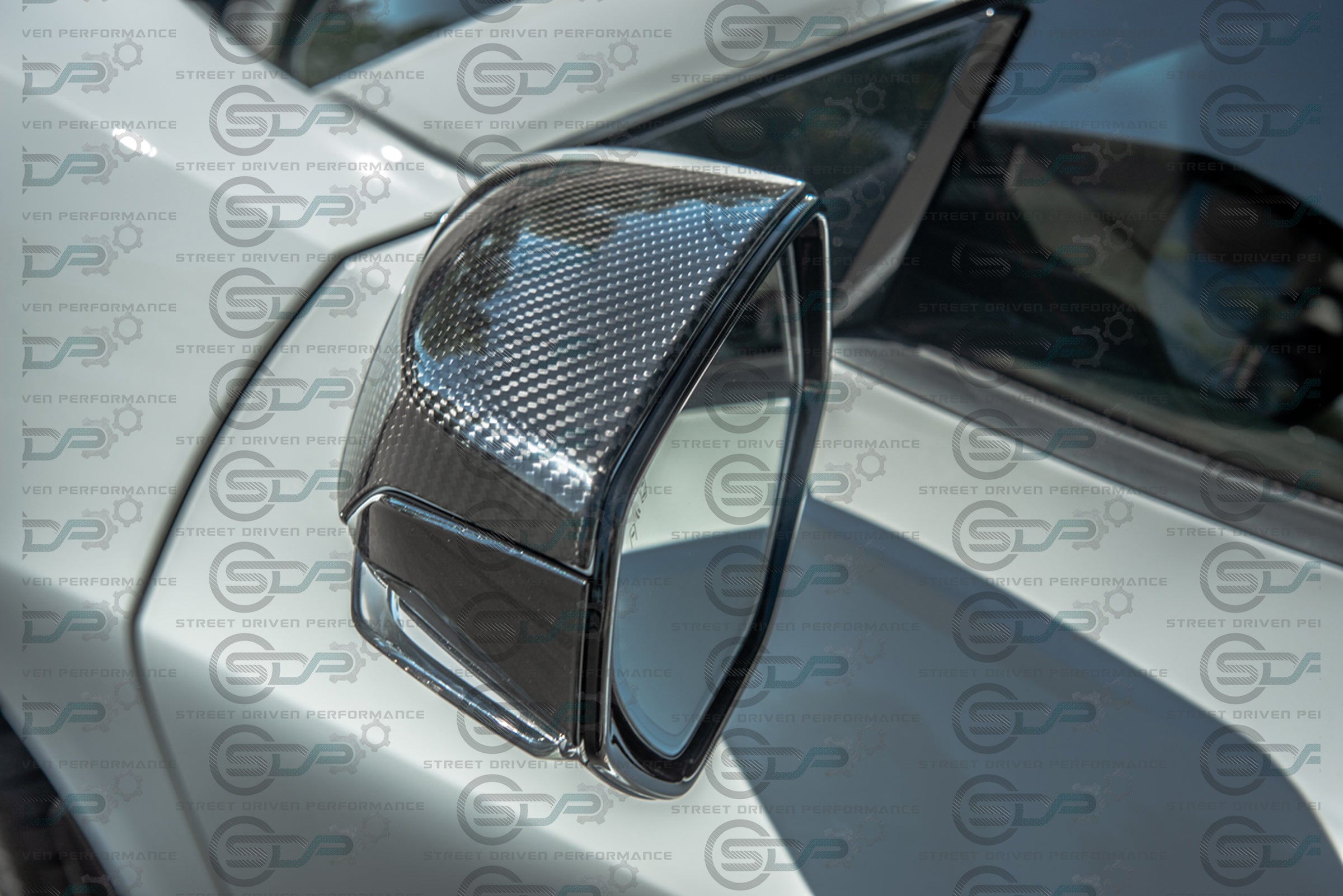 2020+ C8 Chevrolet Corvette - Carbon Fiber Tape-On Top and Bottom Mirror Covers