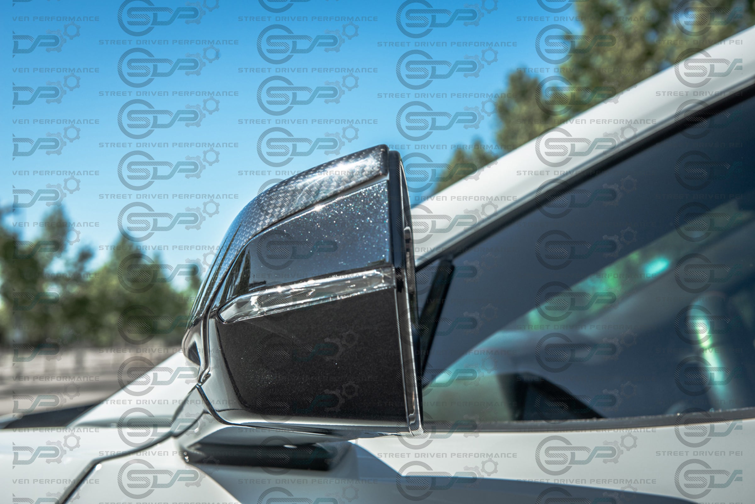 2020+ C8 Chevrolet Corvette - Carbon Fiber Tape-On Top and Bottom Mirror Covers