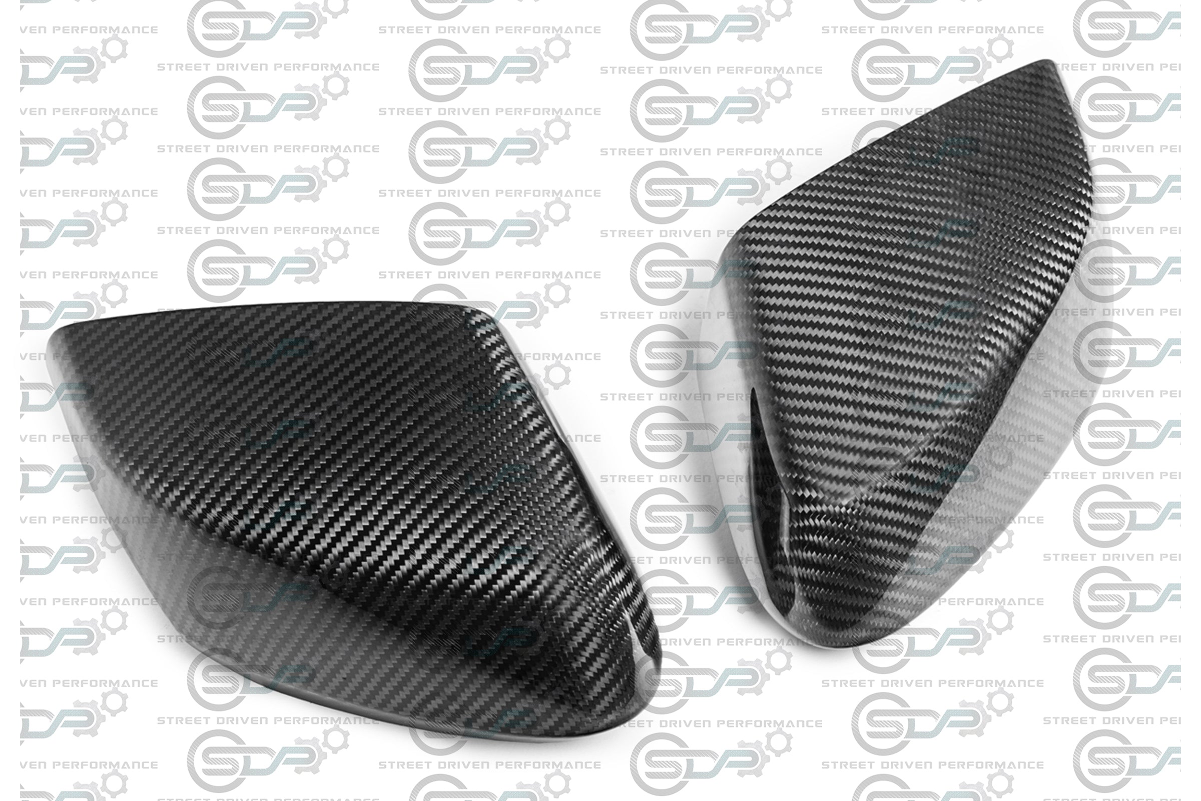 2020+ C8 Chevrolet Corvette - Carbon Fiber Tape-On Top and Bottom Mirror Covers