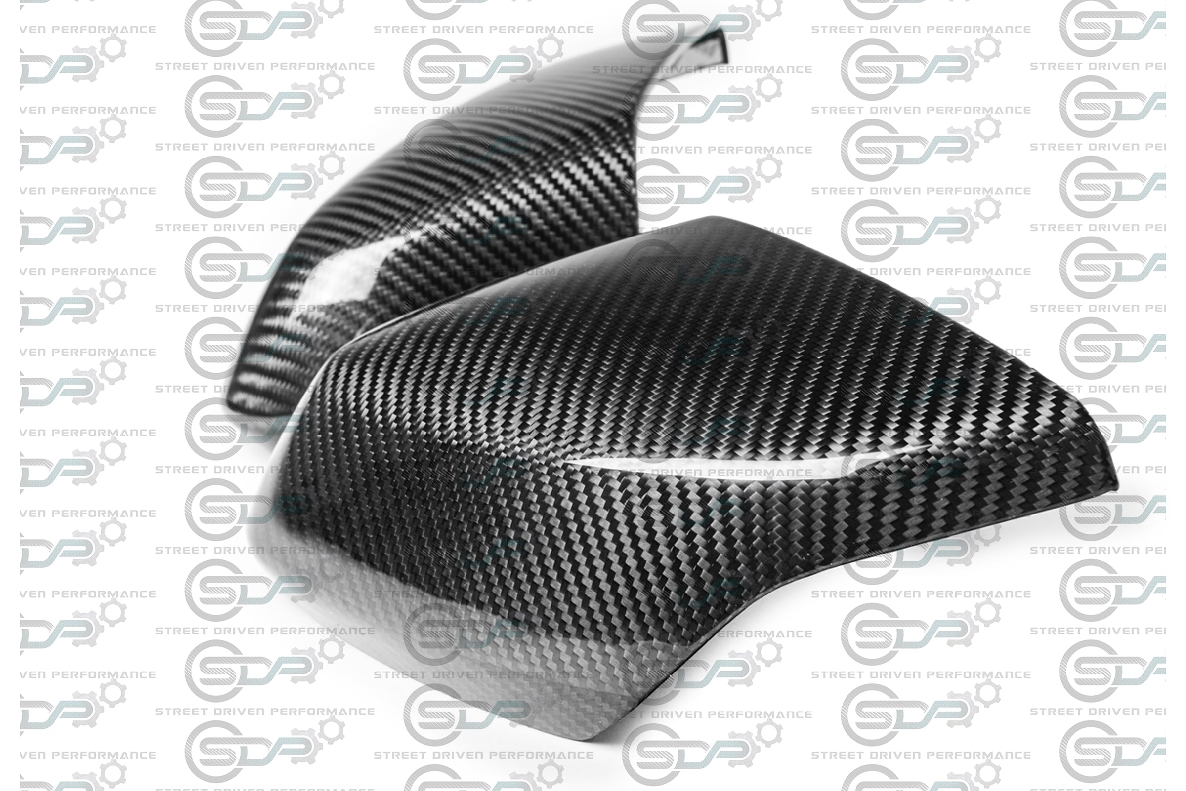 2020+ C8 Chevrolet Corvette - Carbon Fiber Tape-On Top and Bottom Mirror Covers