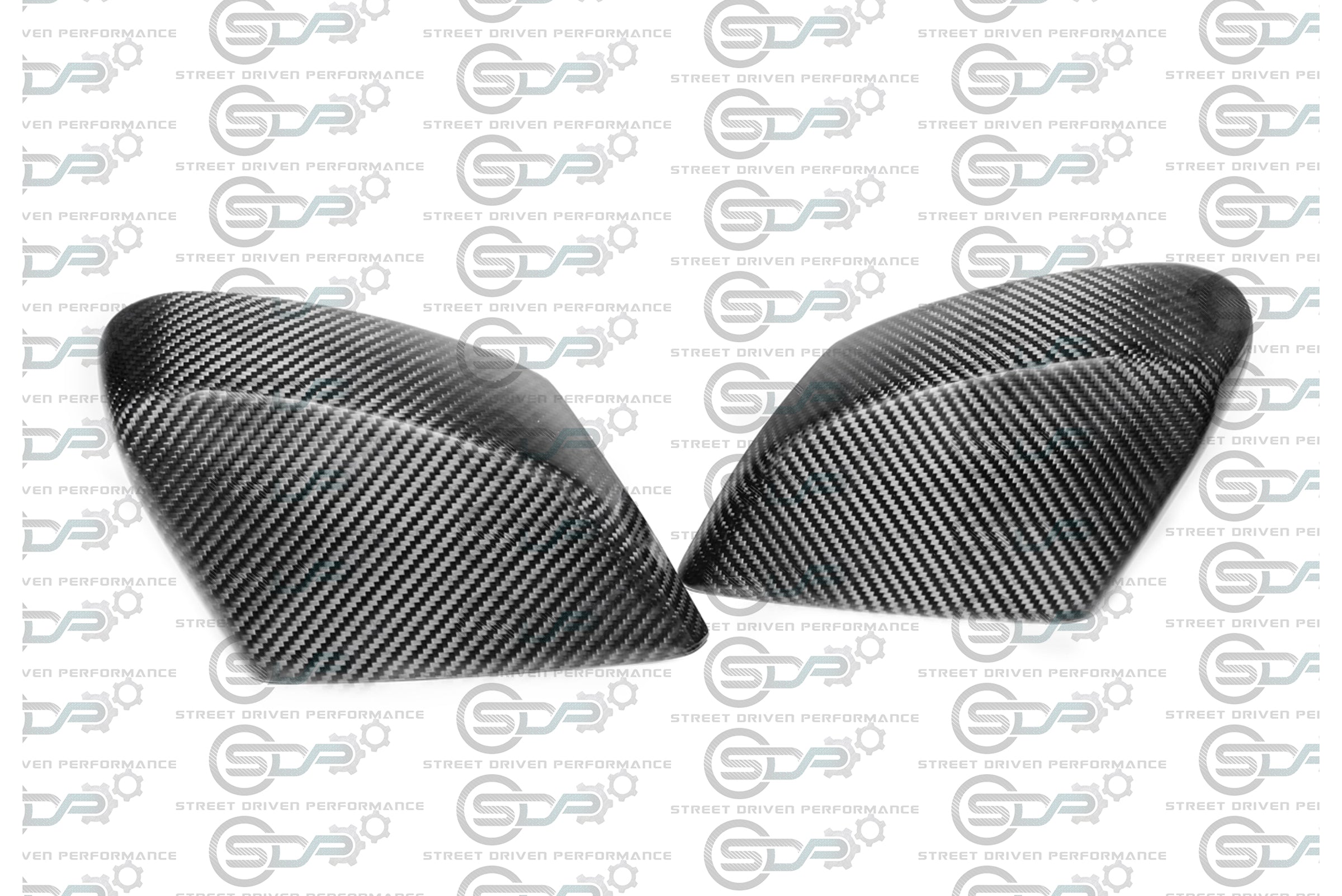 2020+ C8 Chevrolet Corvette - Carbon Fiber Tape-On Top and Bottom Mirror Covers