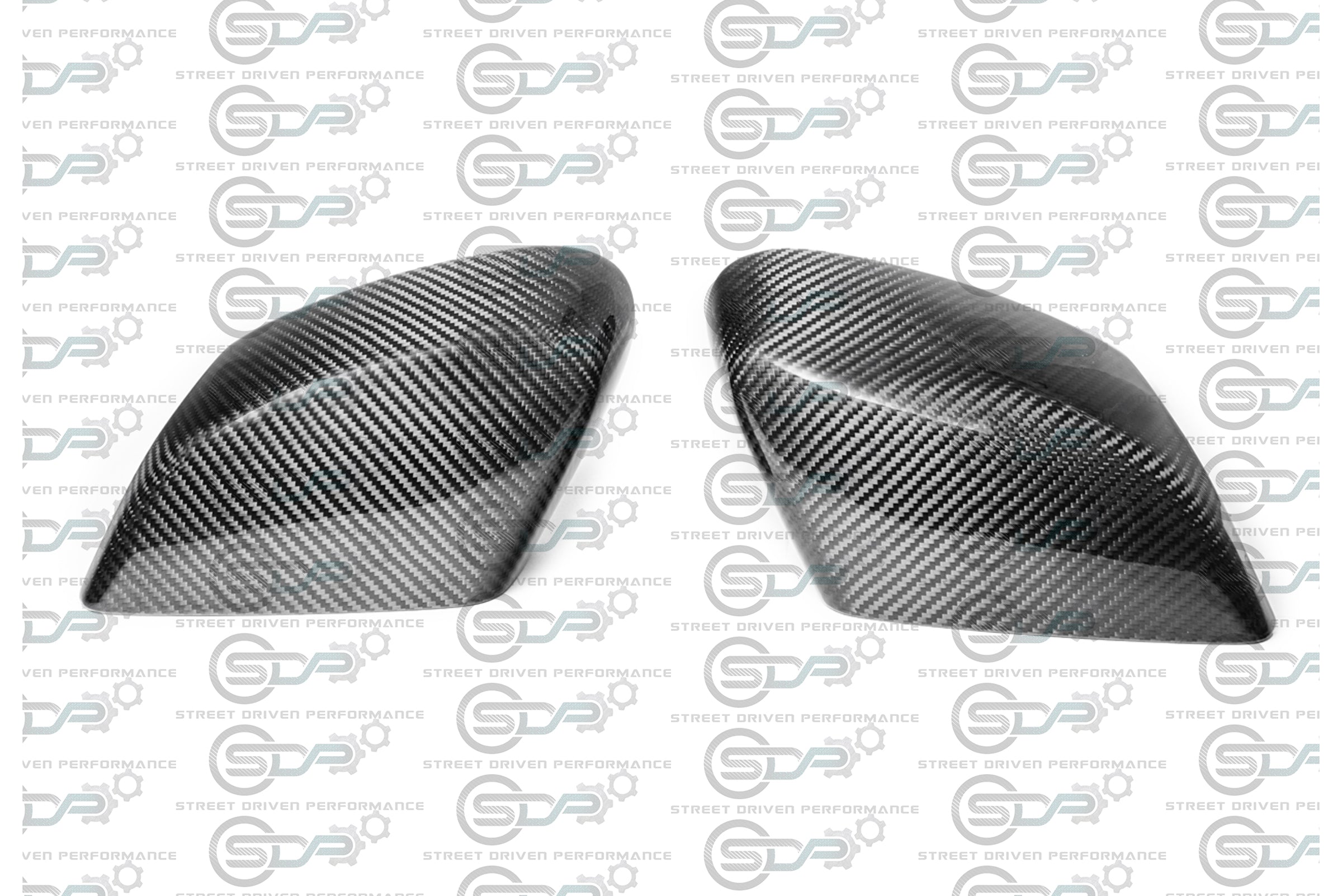 2020+ C8 Chevrolet Corvette - Carbon Fiber Tape-On Top and Bottom Mirror Covers