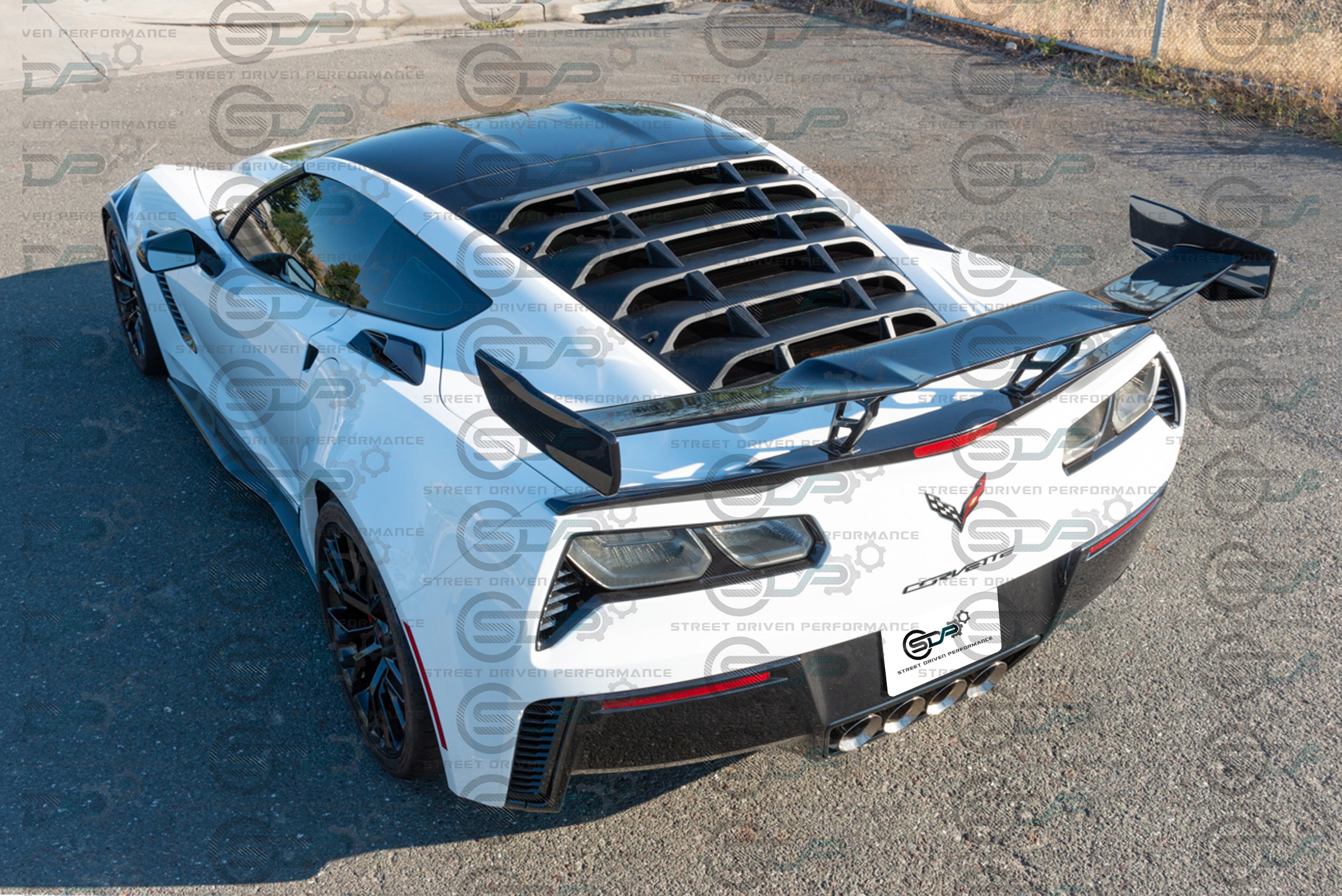 2014-2019 C7 Corvette - Rear Window Louver / Cover