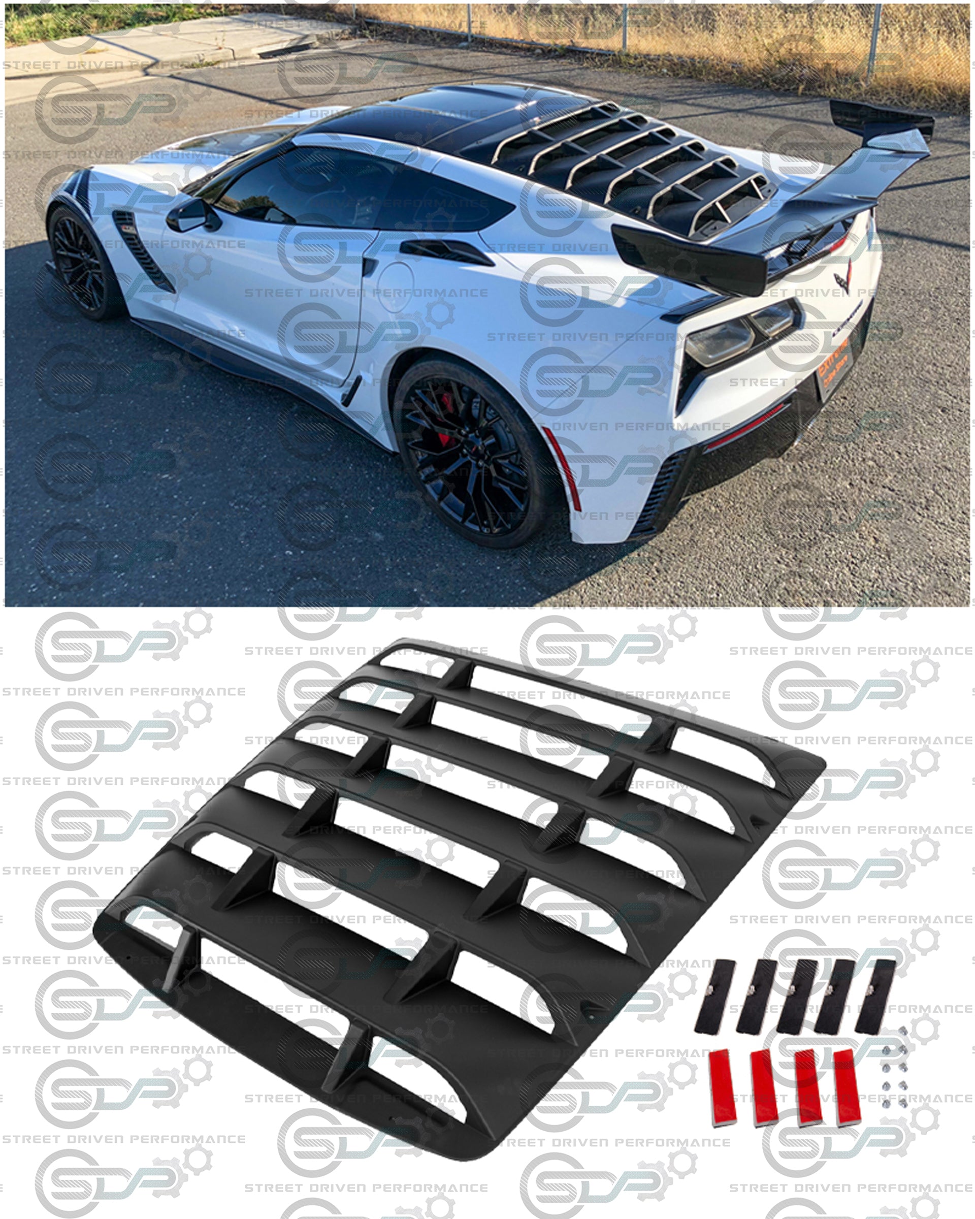 2014-2019 C7 Corvette - Rear Window Louver / Cover