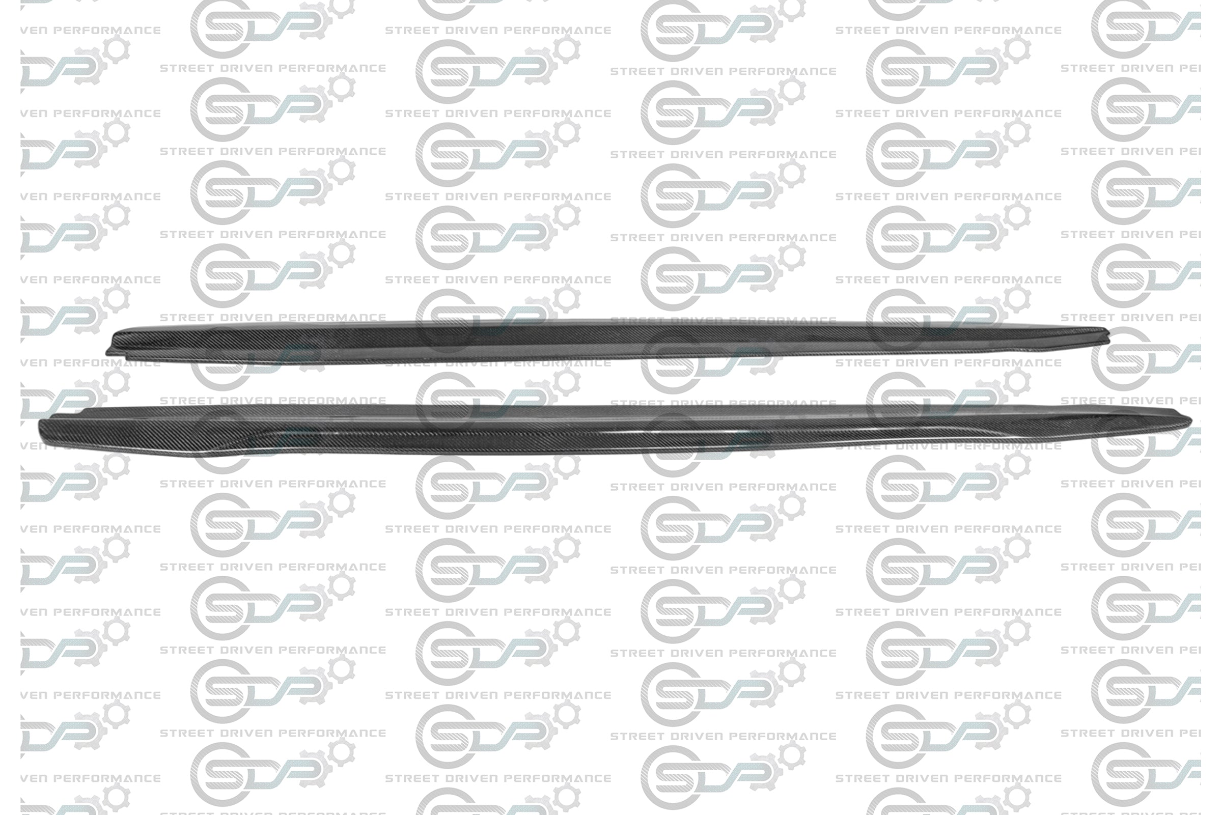 2016-2019 CADILLAC ATS-V SEDAN CARBON FIBER SIDE SKIRTS ROCKER PANELS GROUND EFFECTS