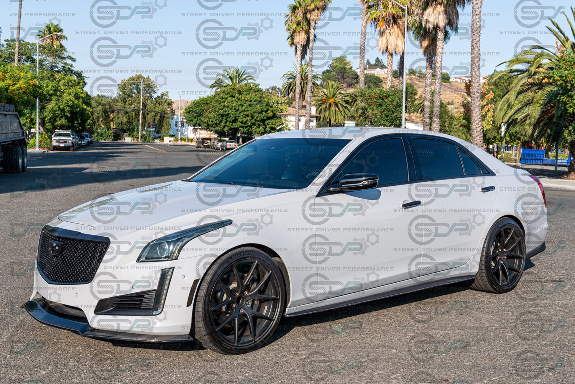 2014+ Cadillac CTS - Carbon Fiber Side Skirts Rocker Panels Ground Effects