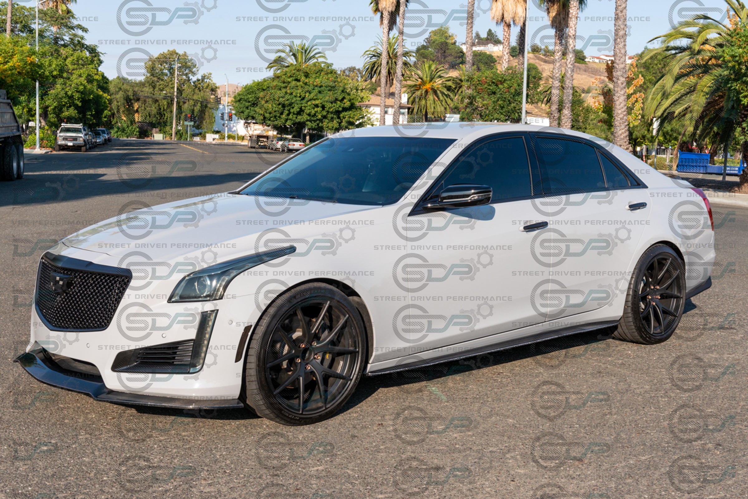 2014+ Cadillac CTS - Carbon Fiber Side Skirts Rocker Panels Ground Effects