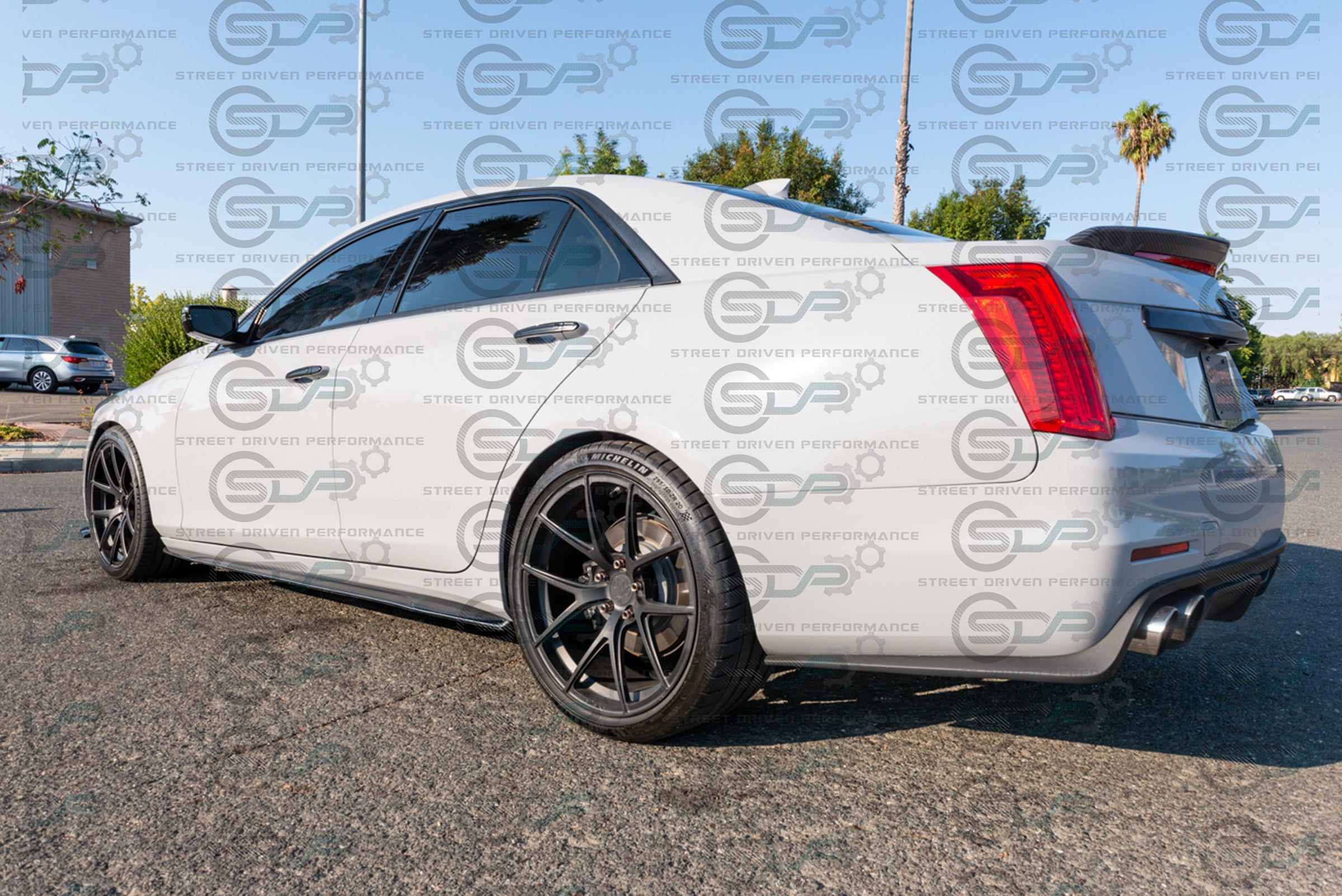 2014+ Cadillac CTS - Carbon Fiber Side Skirts Rocker Panels Ground Effects