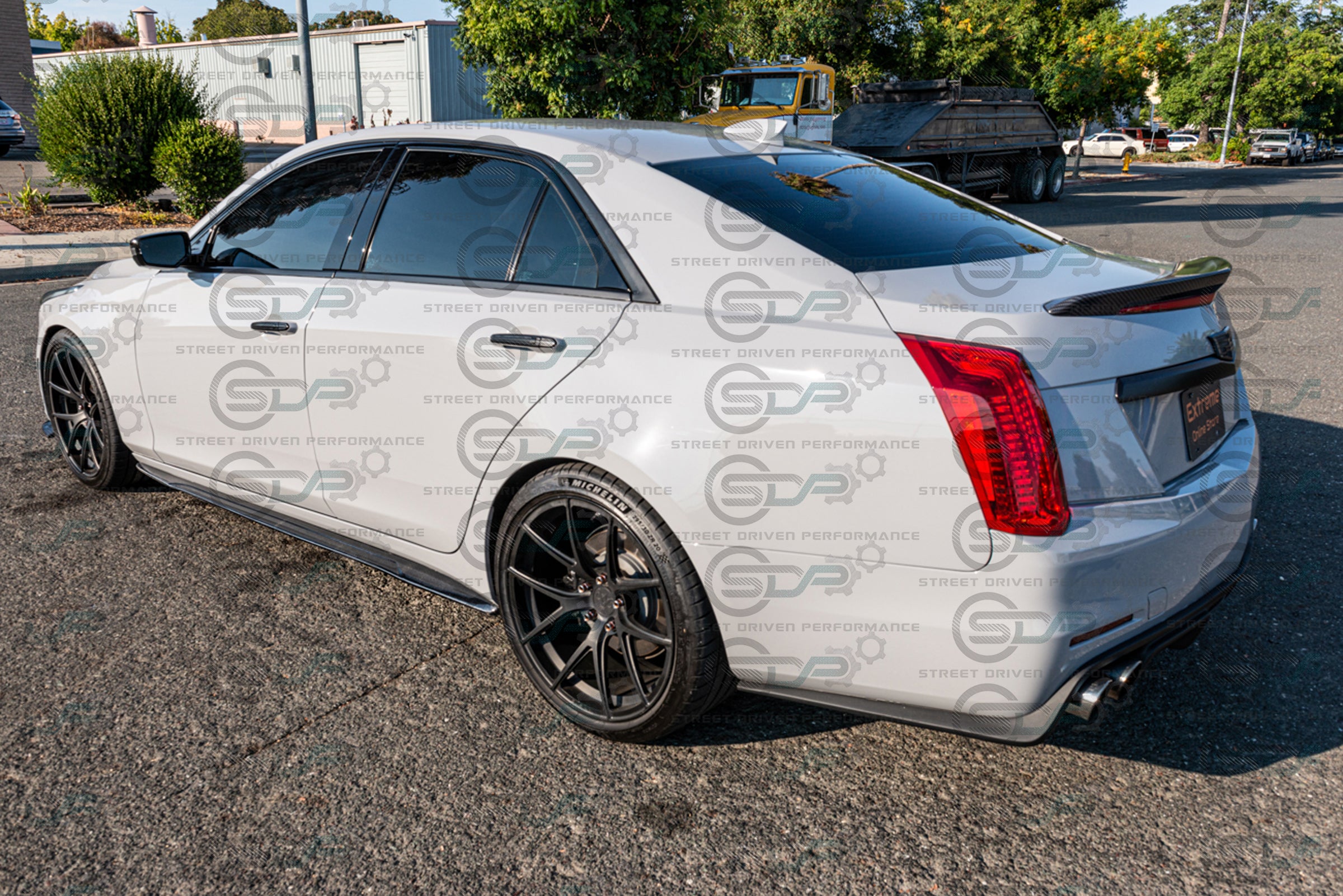 2014+ Cadillac CTS - Carbon Fiber Side Skirts Rocker Panels Ground Effects