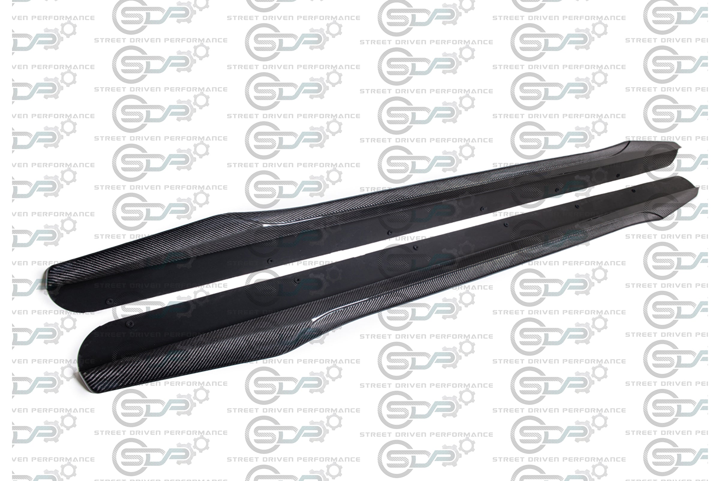 2009-2015 Cadillac CTS-V V2 - Carbon Fiber Side Skirts Rocker Panels Ground Effects