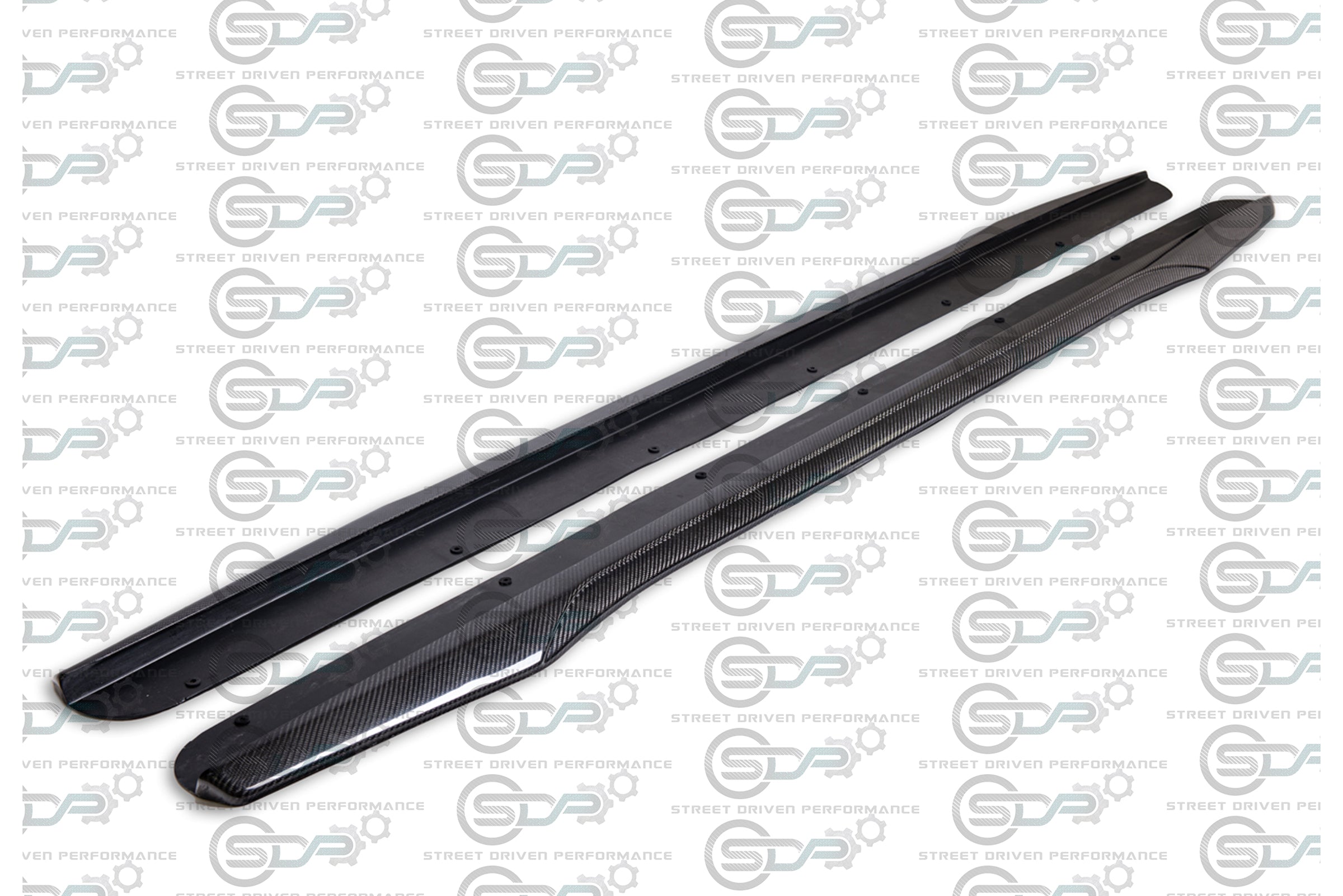 2009-2015 Cadillac CTS-V V2 - Carbon Fiber Side Skirts Rocker Panels Ground Effects