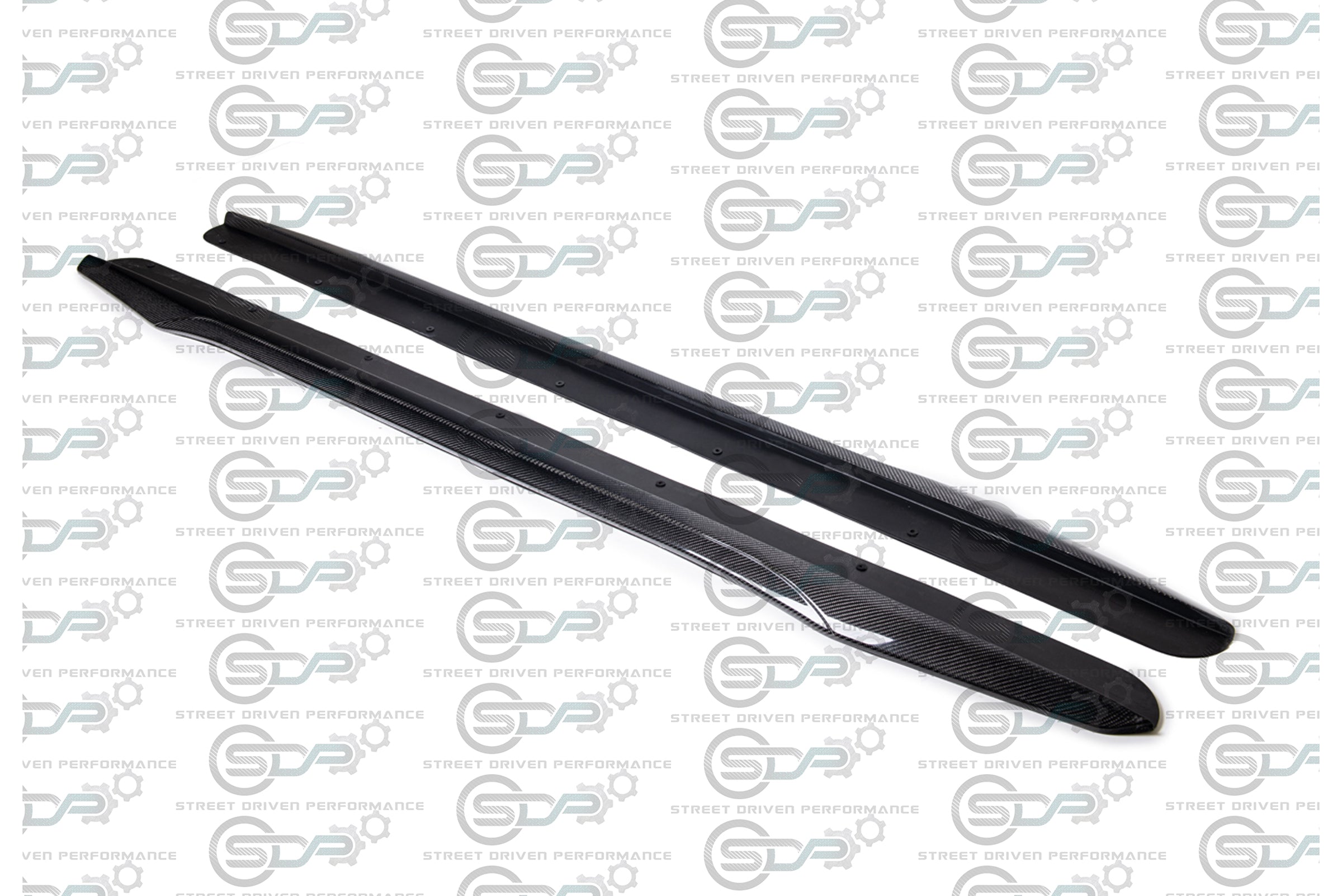 2009-2015 Cadillac CTS-V V2 - Carbon Fiber Side Skirts Rocker Panels Ground Effects
